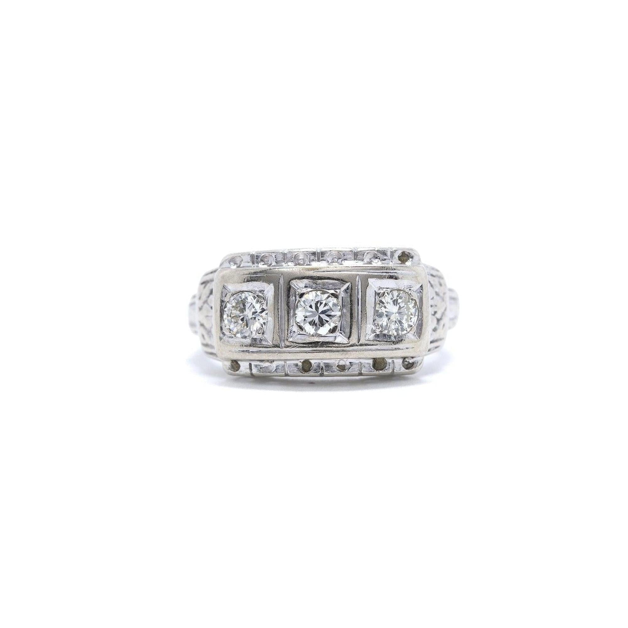 Antique Trio Diamond Ring