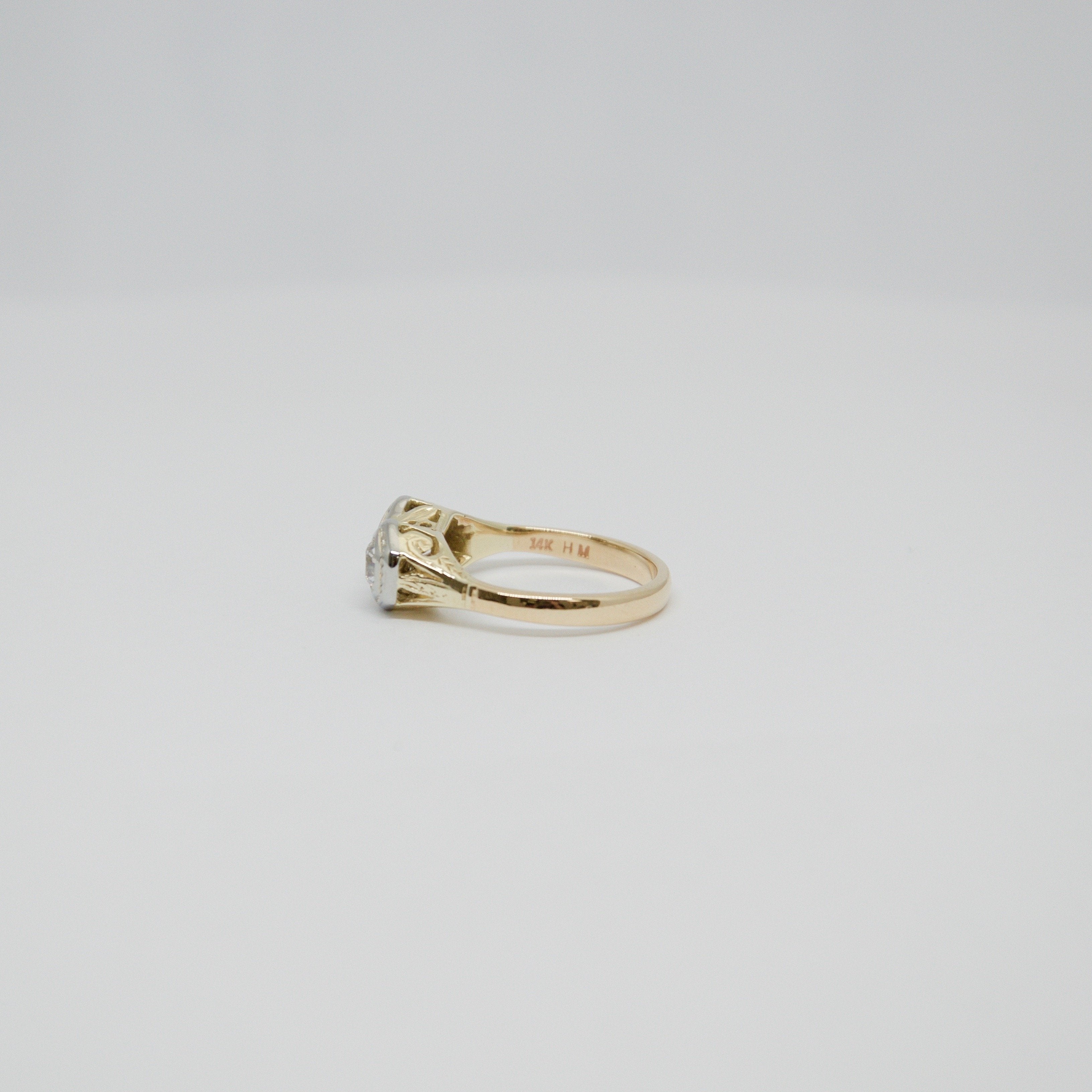 Antique Two Stone Diamond Ring