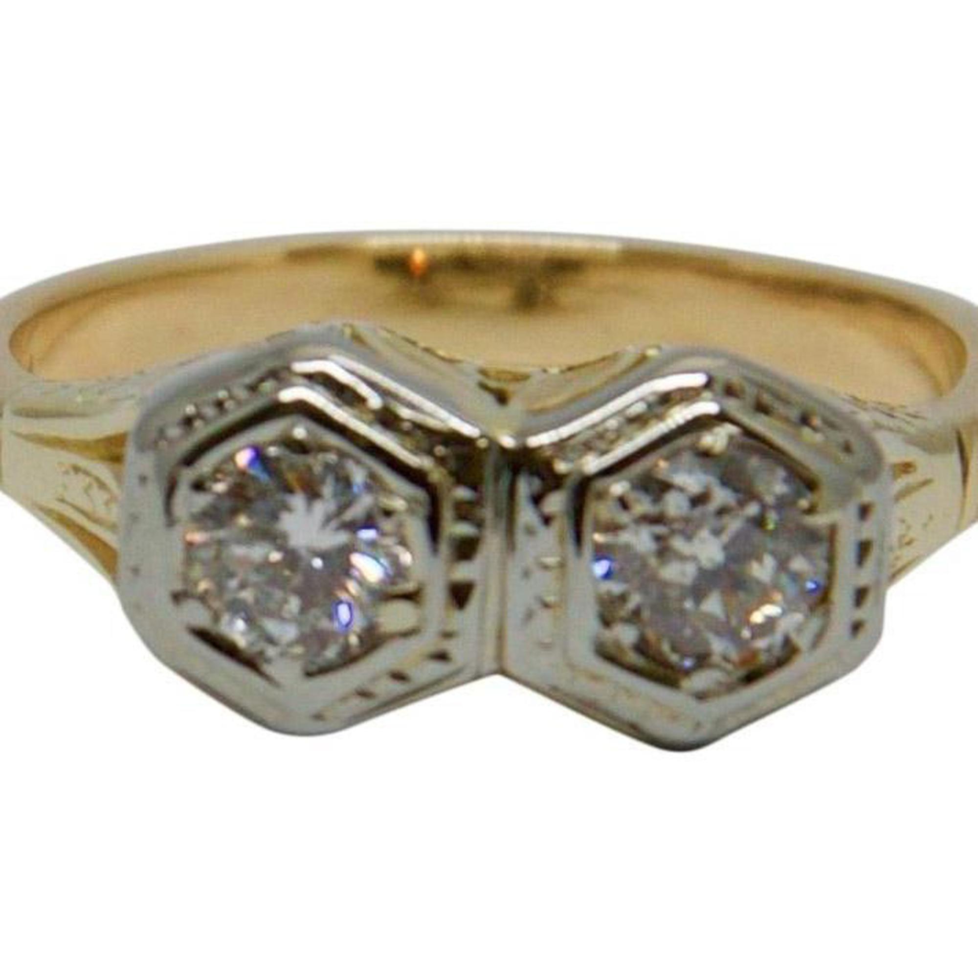 Antique Two Stone Diamond Ring