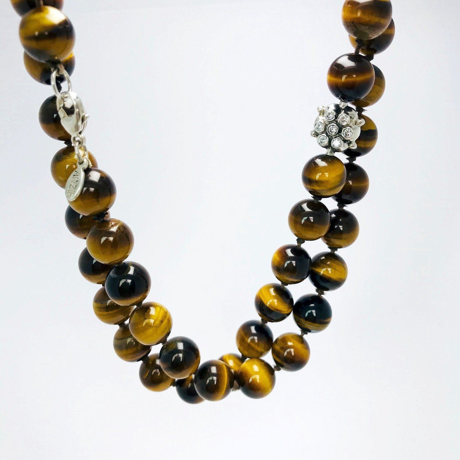 Anzie Tiger's Eye Bead Necklace