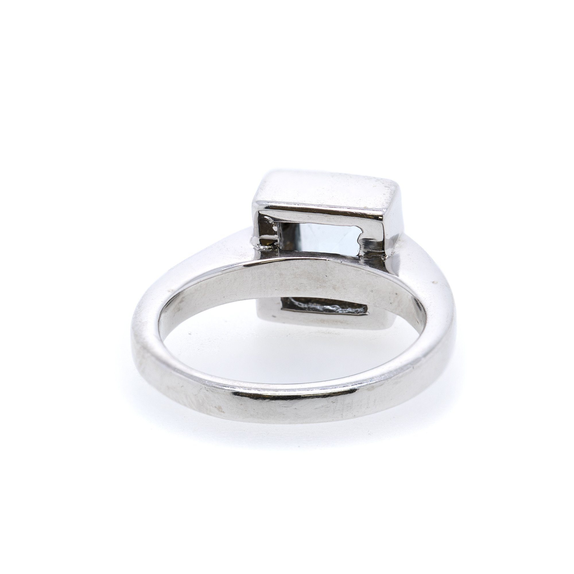 Aquamarine & Diamond Cocktail Ring