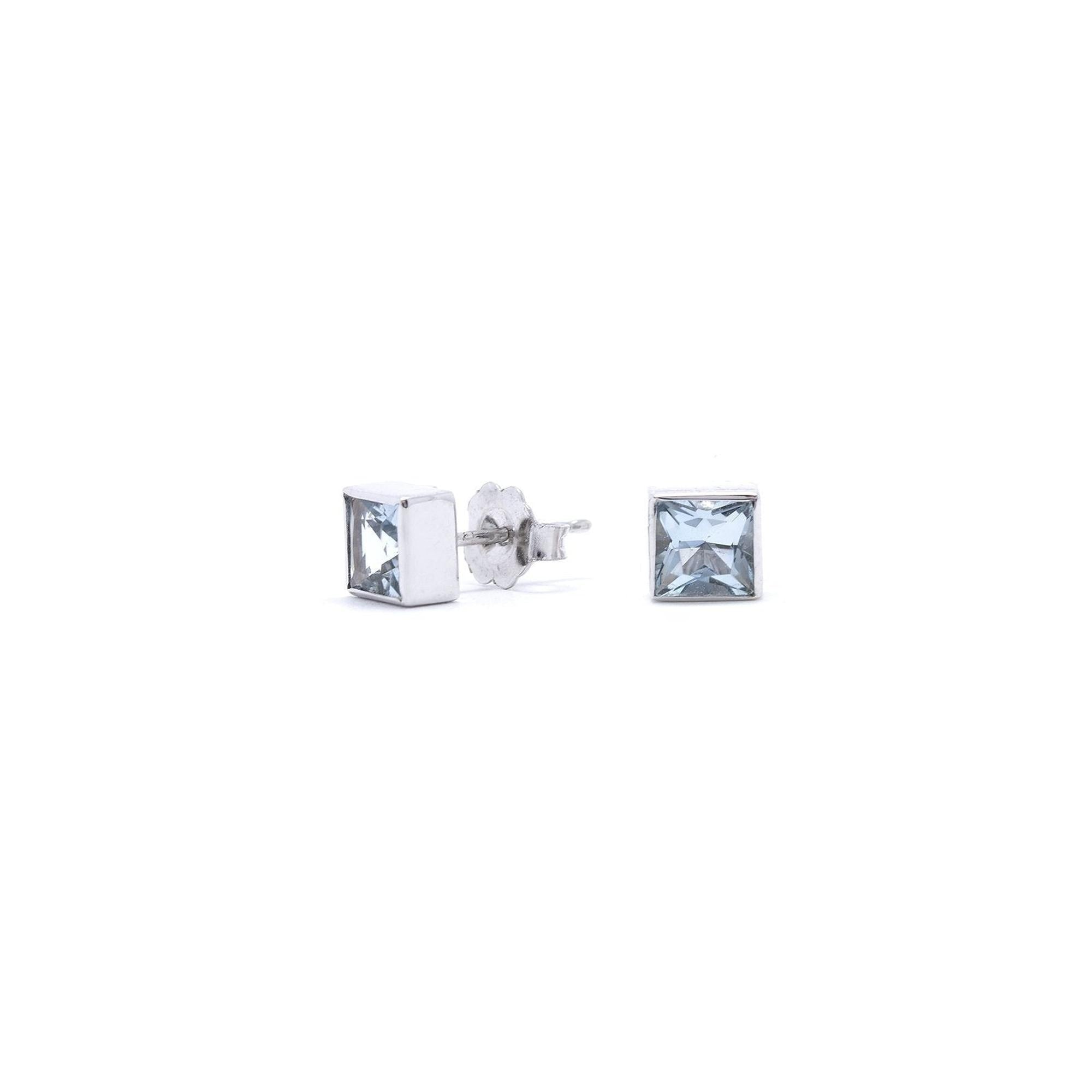 Aquamarine Stud Earrings