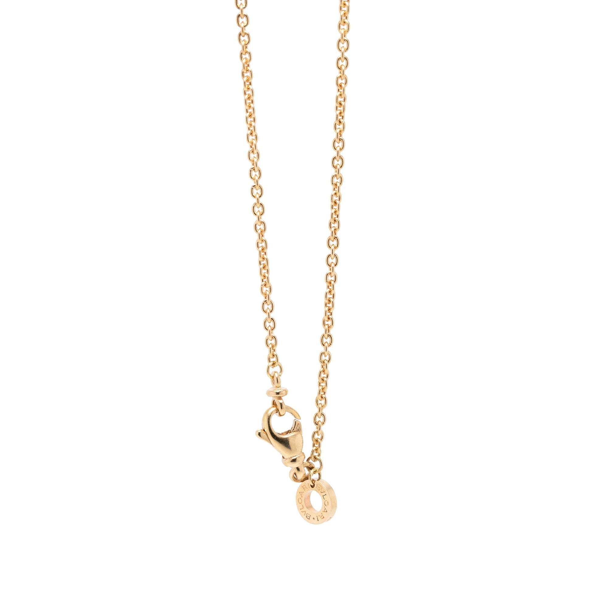 BVLGARI 18k Gold B.Zero1 Pendant Necklace w/ Box