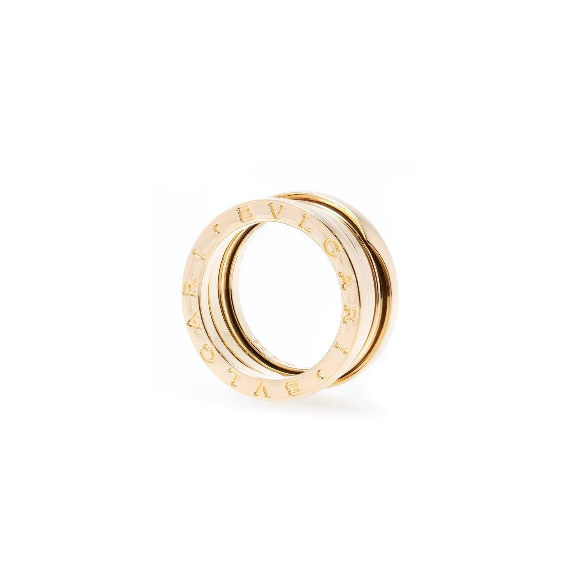 BVLGARI 18k Gold B.Zero1 Ring
