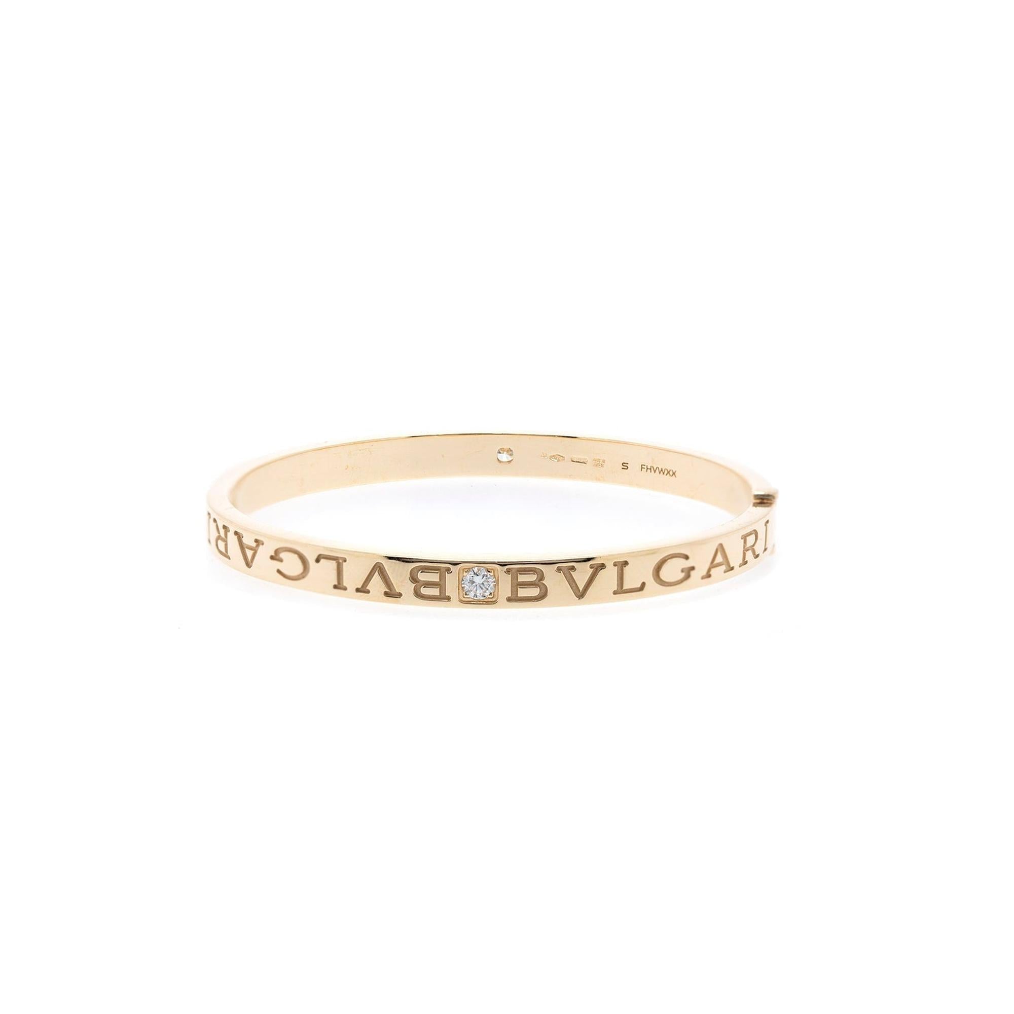BVLGARI 18k Gold Diamond Bracelet