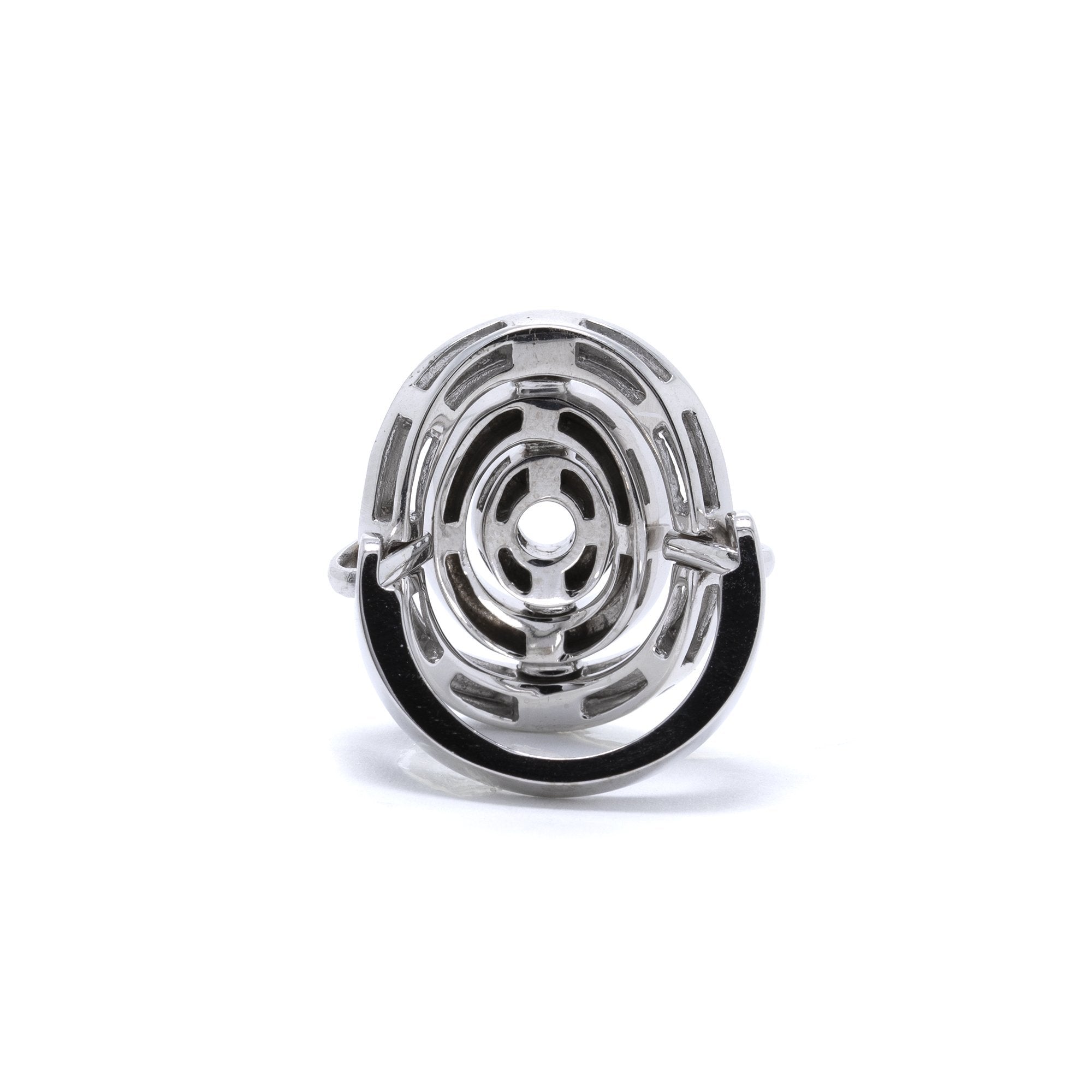 BVLGARI 18k White Gold Astrale Cerchi Ring