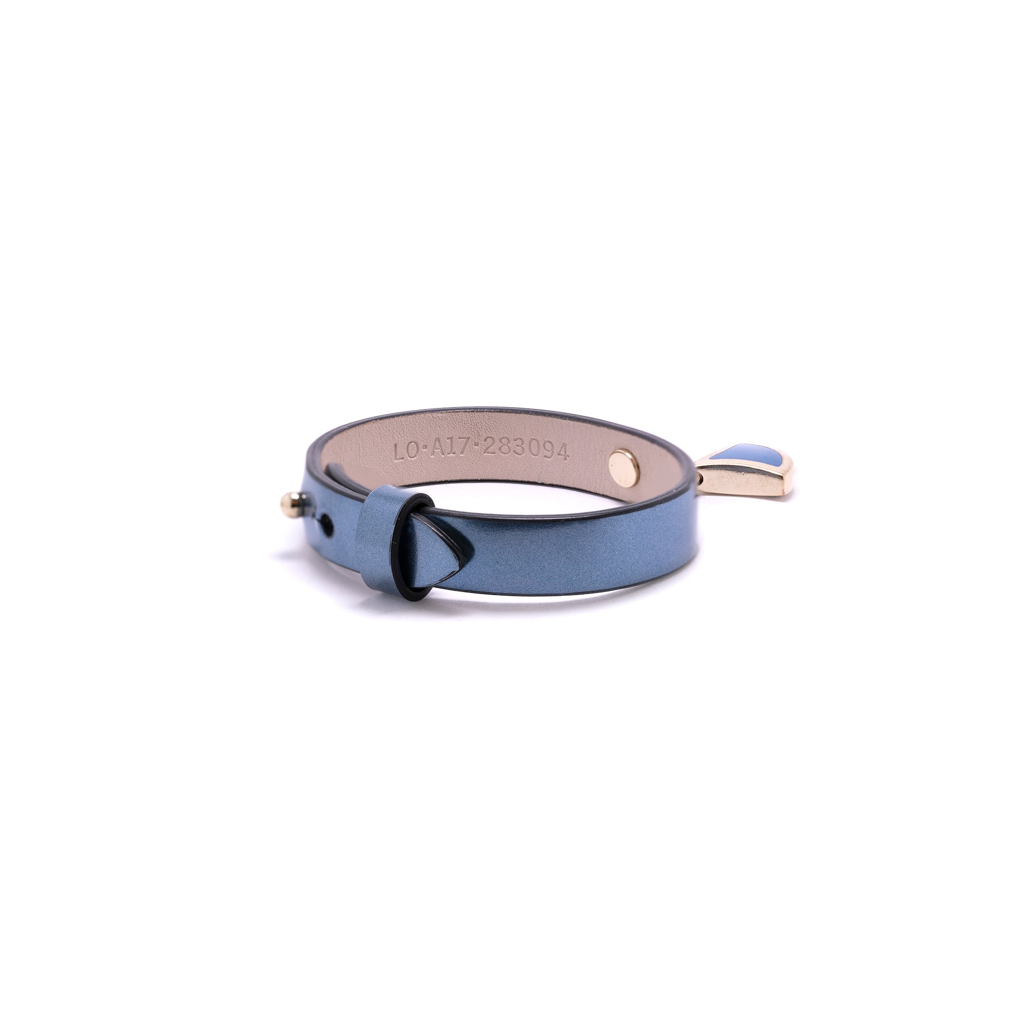 BVLGARI Leather & Enamel Diva's Dream Charm Bracelet