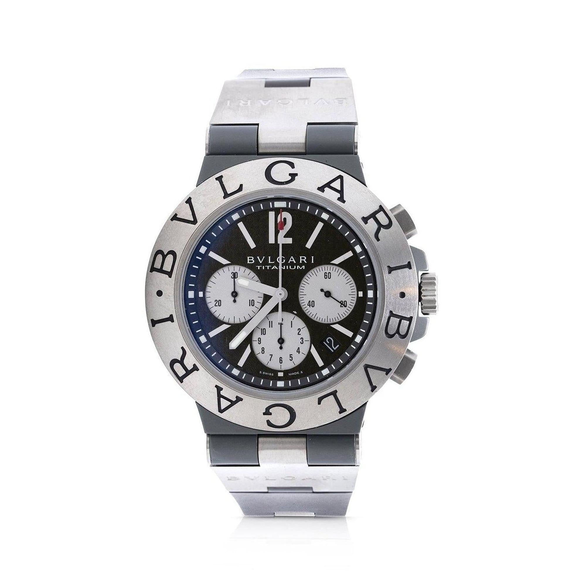 BVLGARI Titanium Diagono Chronograph Watch