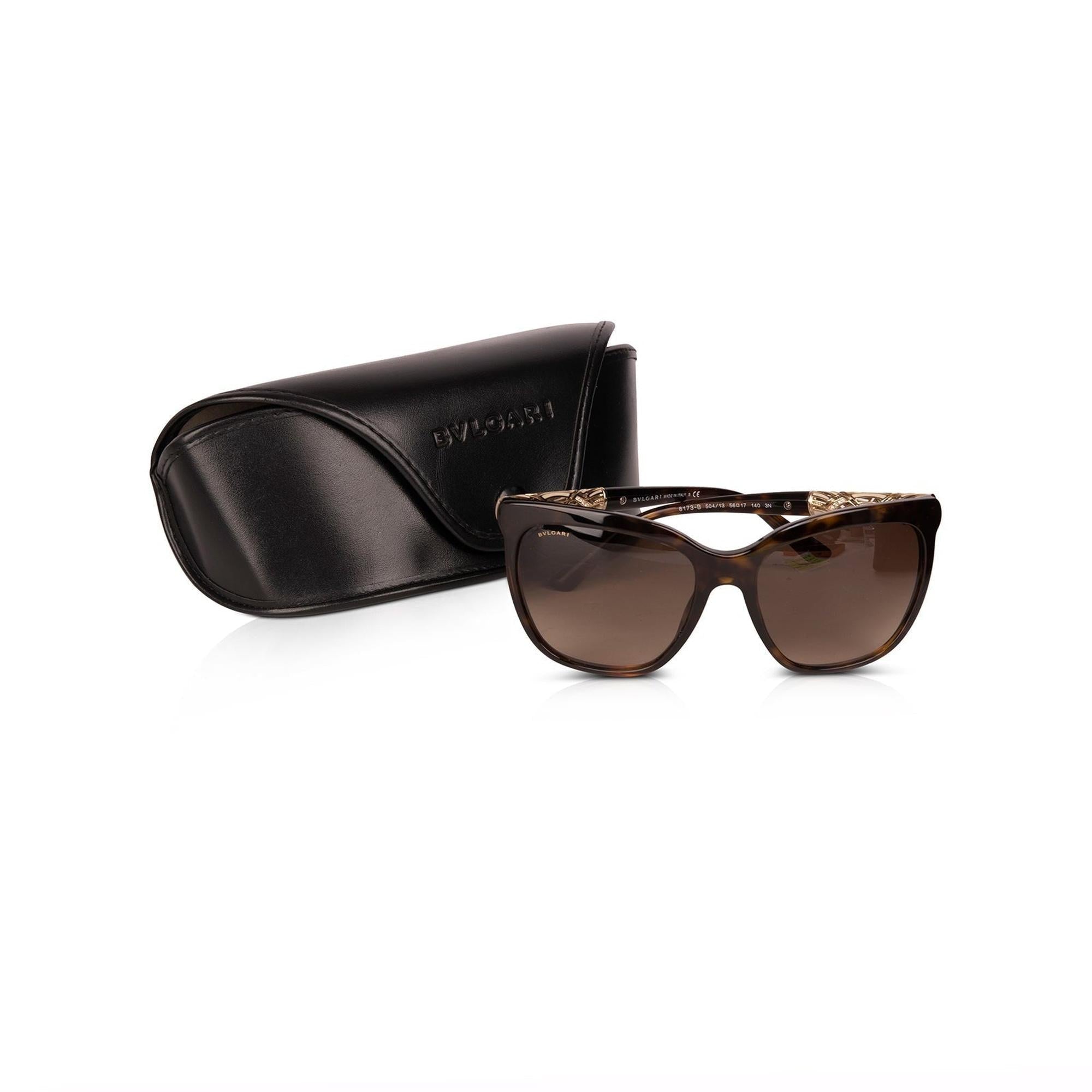 BVLGARI Wayfarer Sunglasses w/ Case