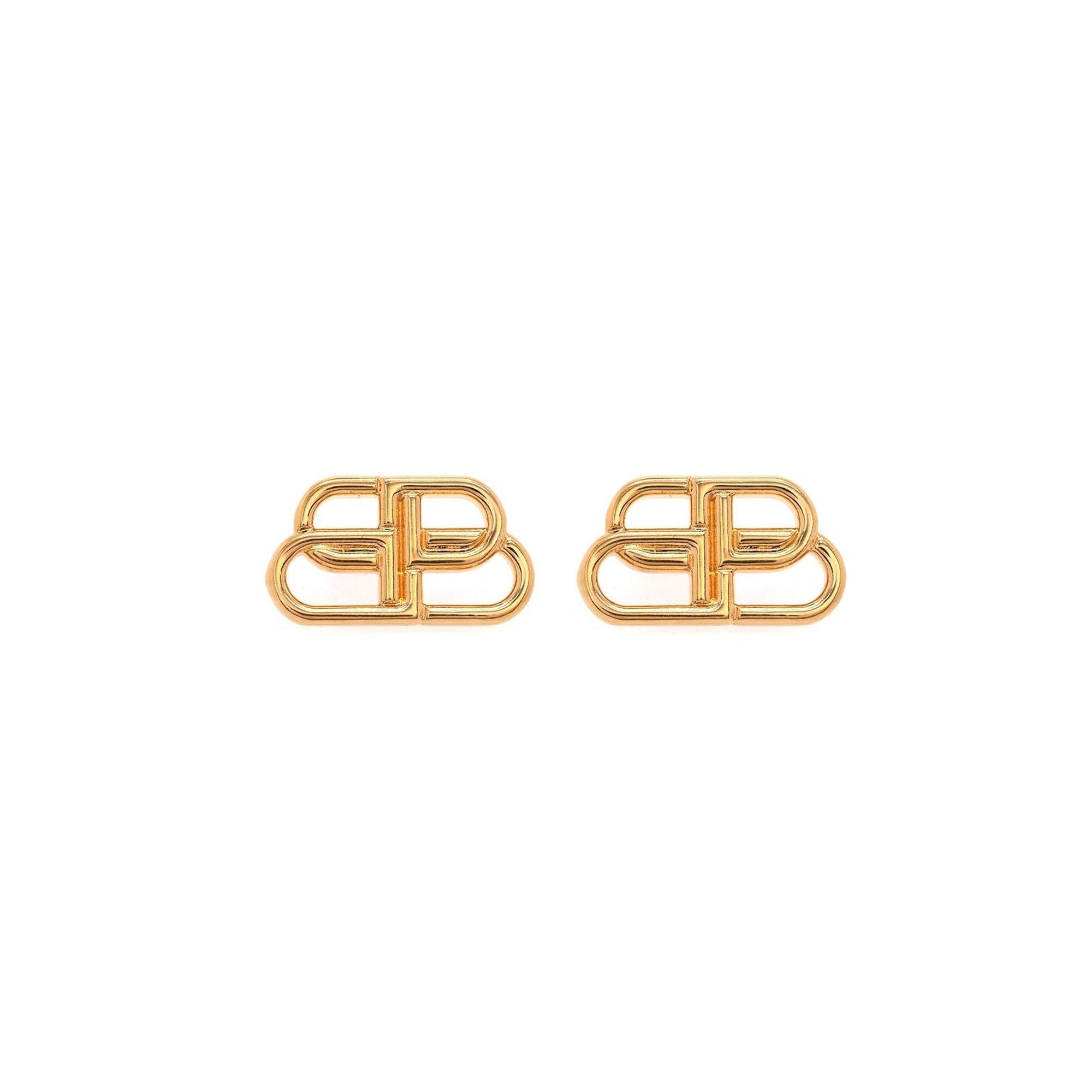 Balenciaga BB Stud Earrings w/ Box