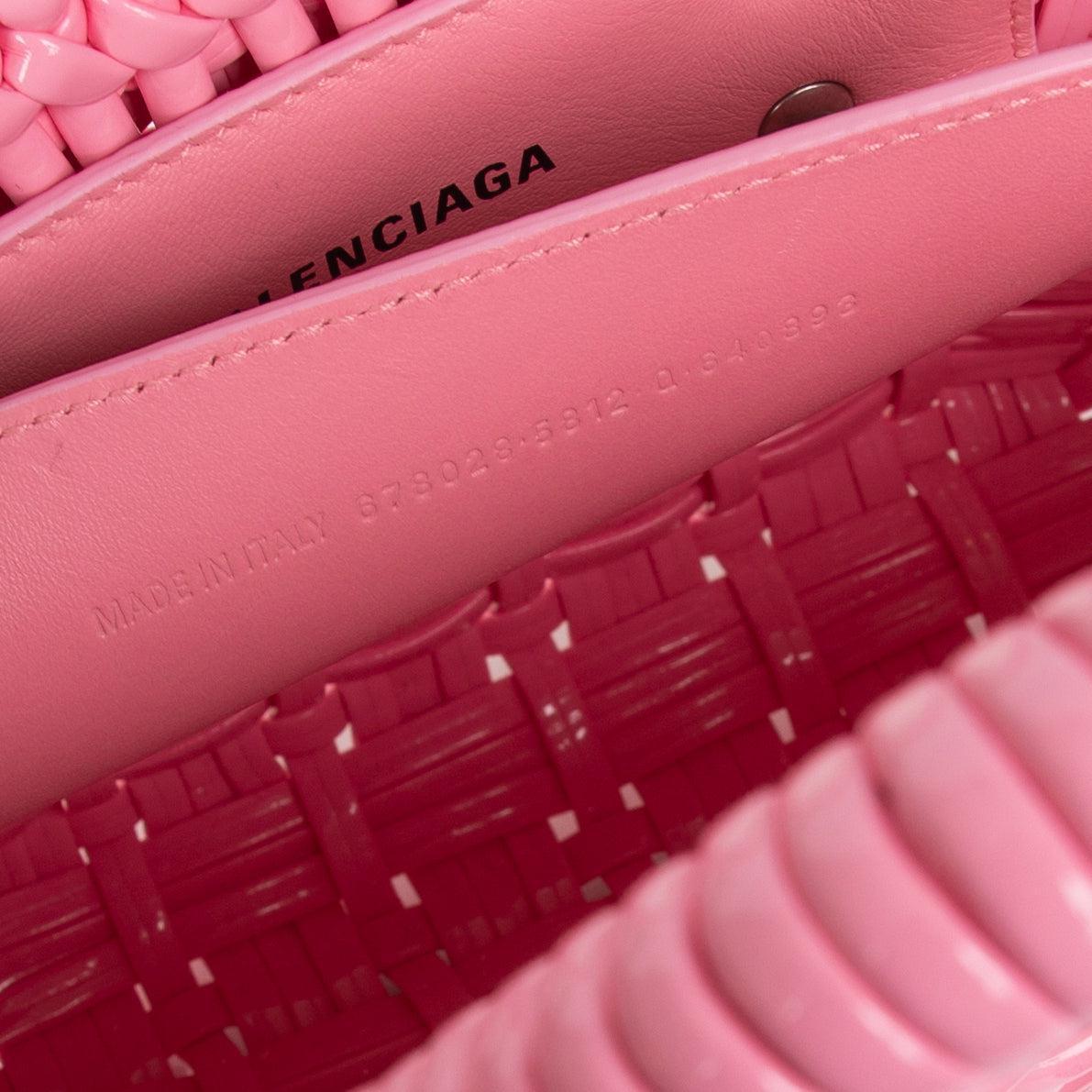 Balenciaga Bistro XXS Basket Handle Bag w/ Strap