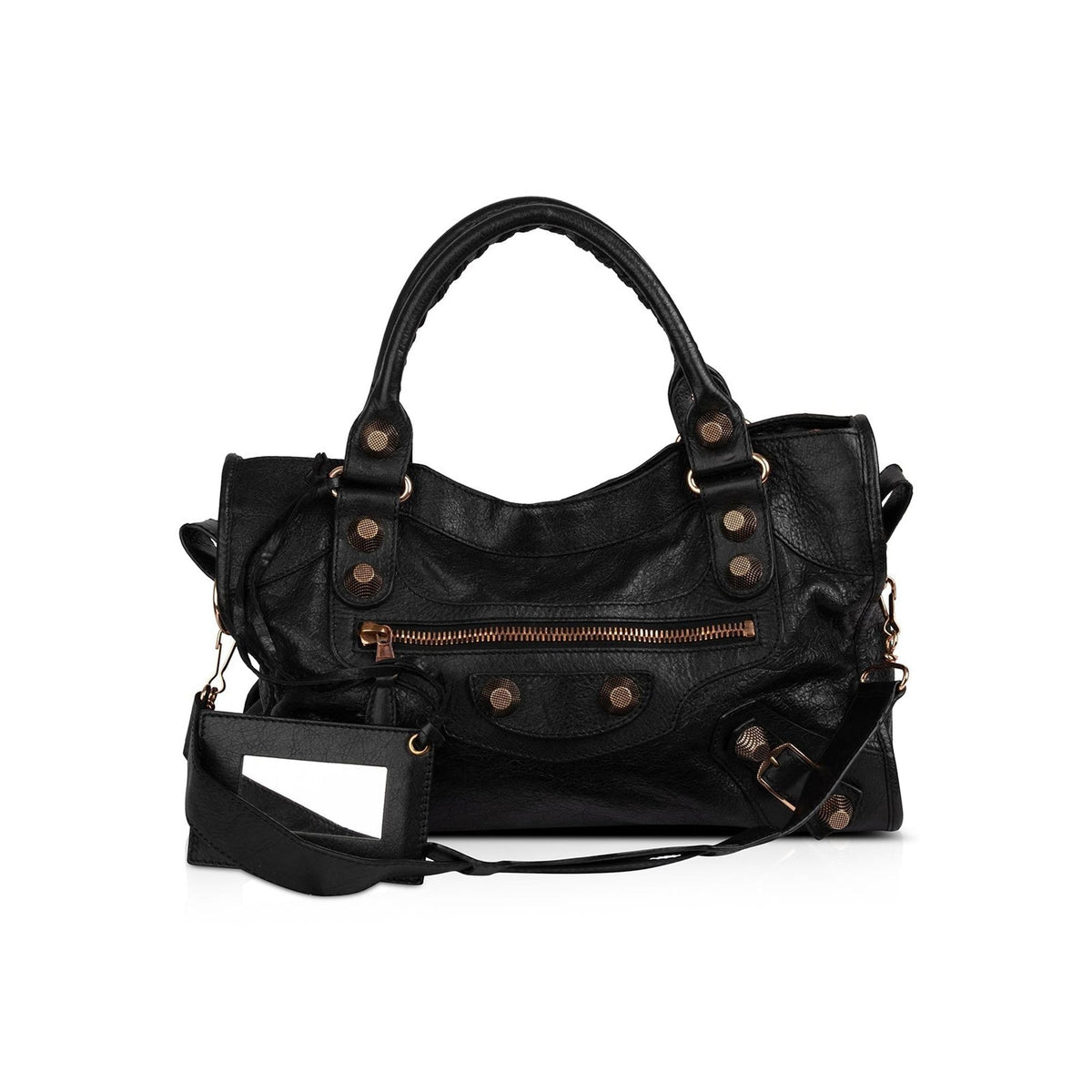Balenciaga Black Motocross Giant 21 City Bag – Oliver Jewellery
