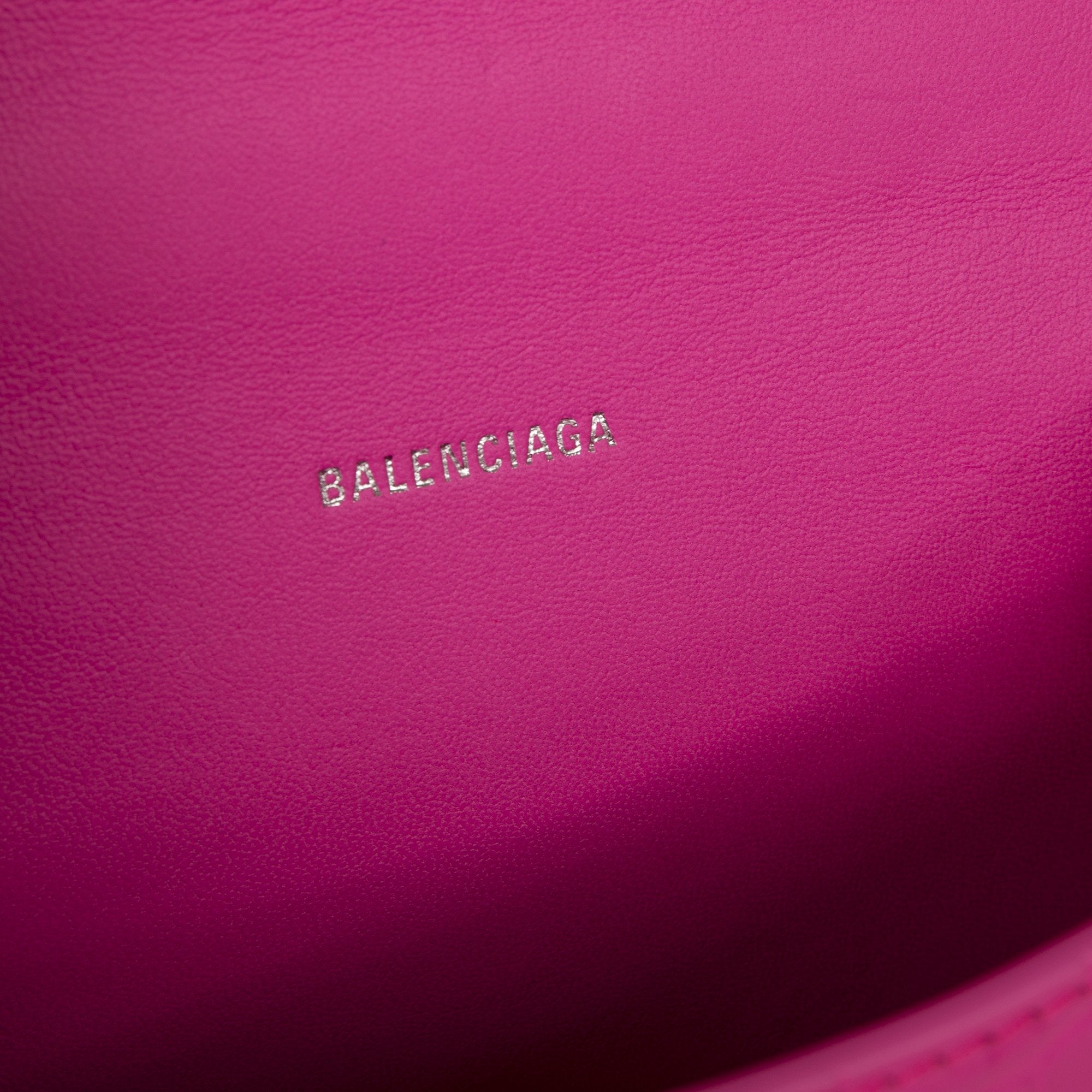 Balenciaga Croc-Embossed Hourglass XS Top Handle Bag