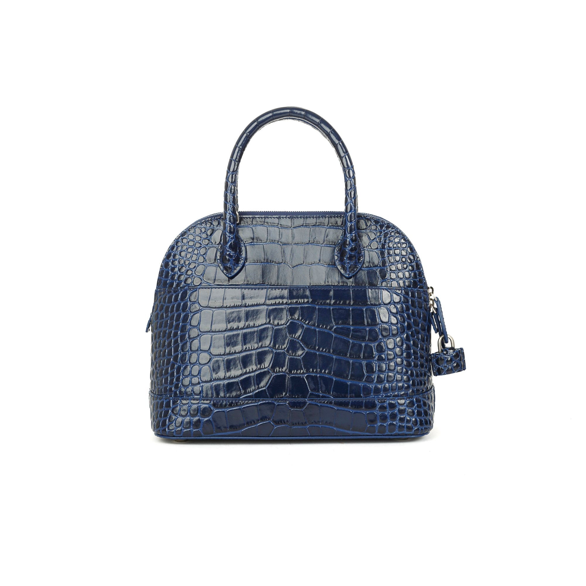 Balenciaga Croc Embossed Ville S Top Handle Bag w/ Strap