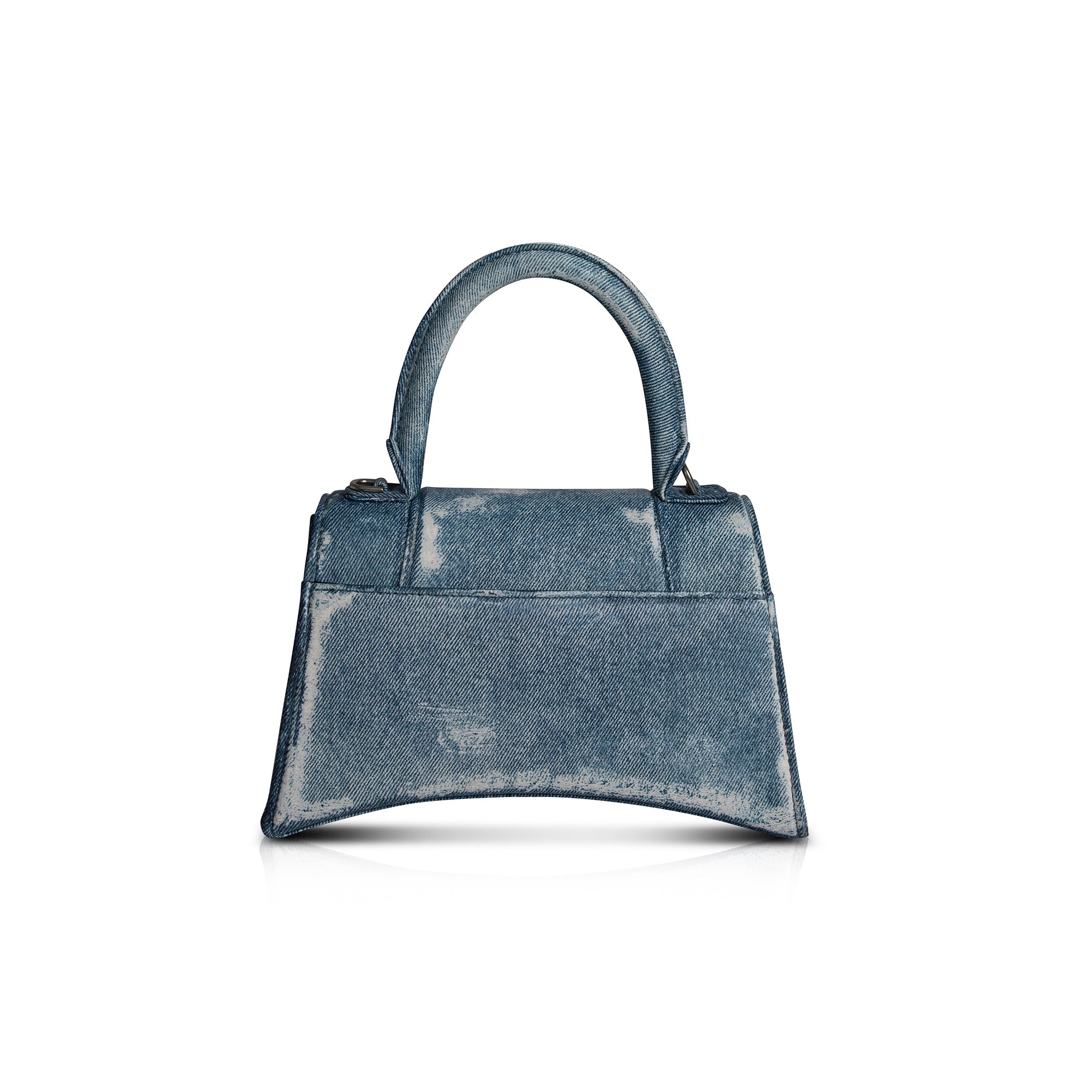 Balenciaga Denim Hourglass Small Top Handle Bag