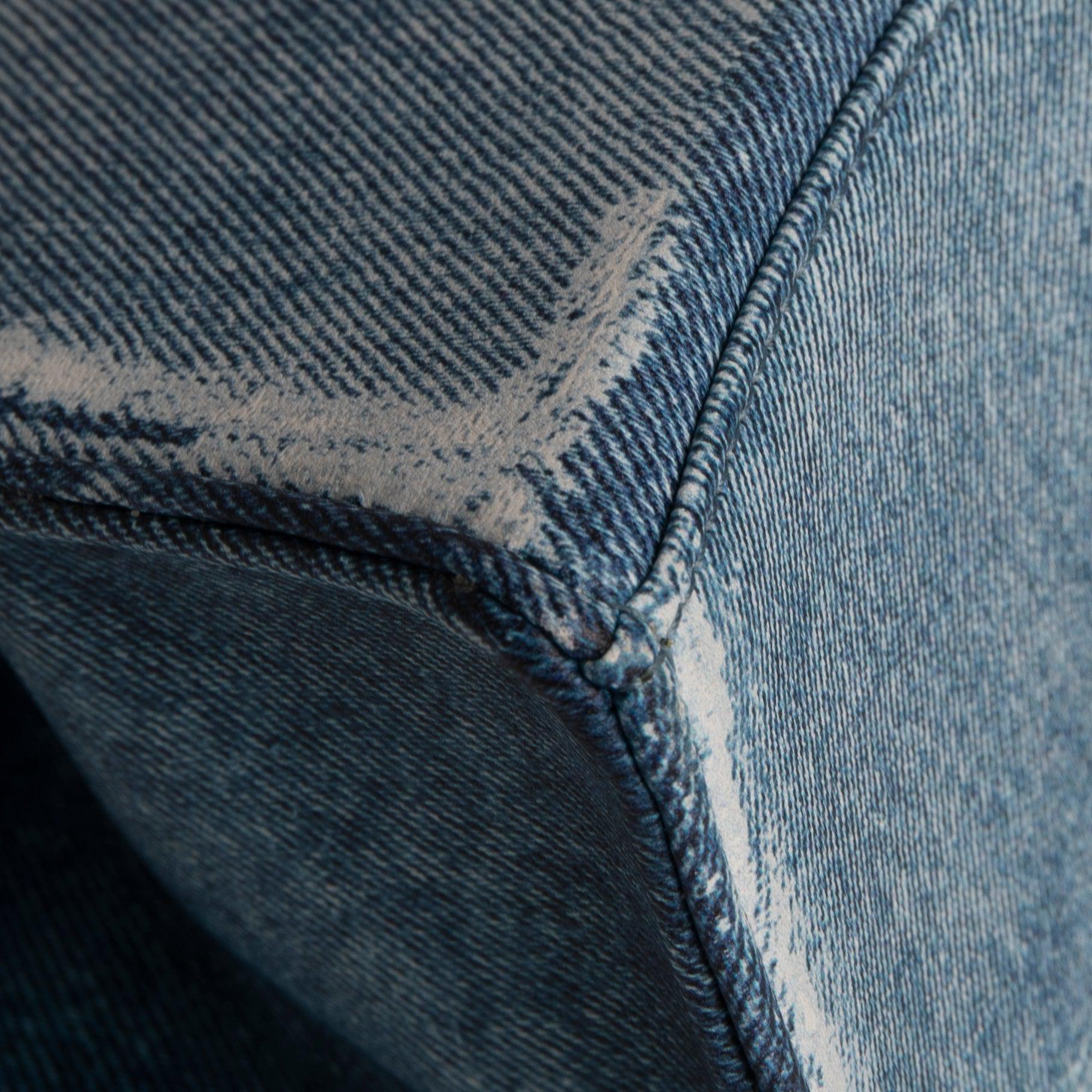 Balenciaga Denim Hourglass Small Top Handle Bag