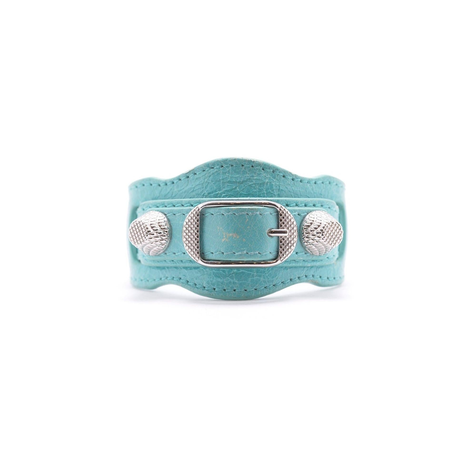 Balenciaga Leather Giant Arena Bracelet