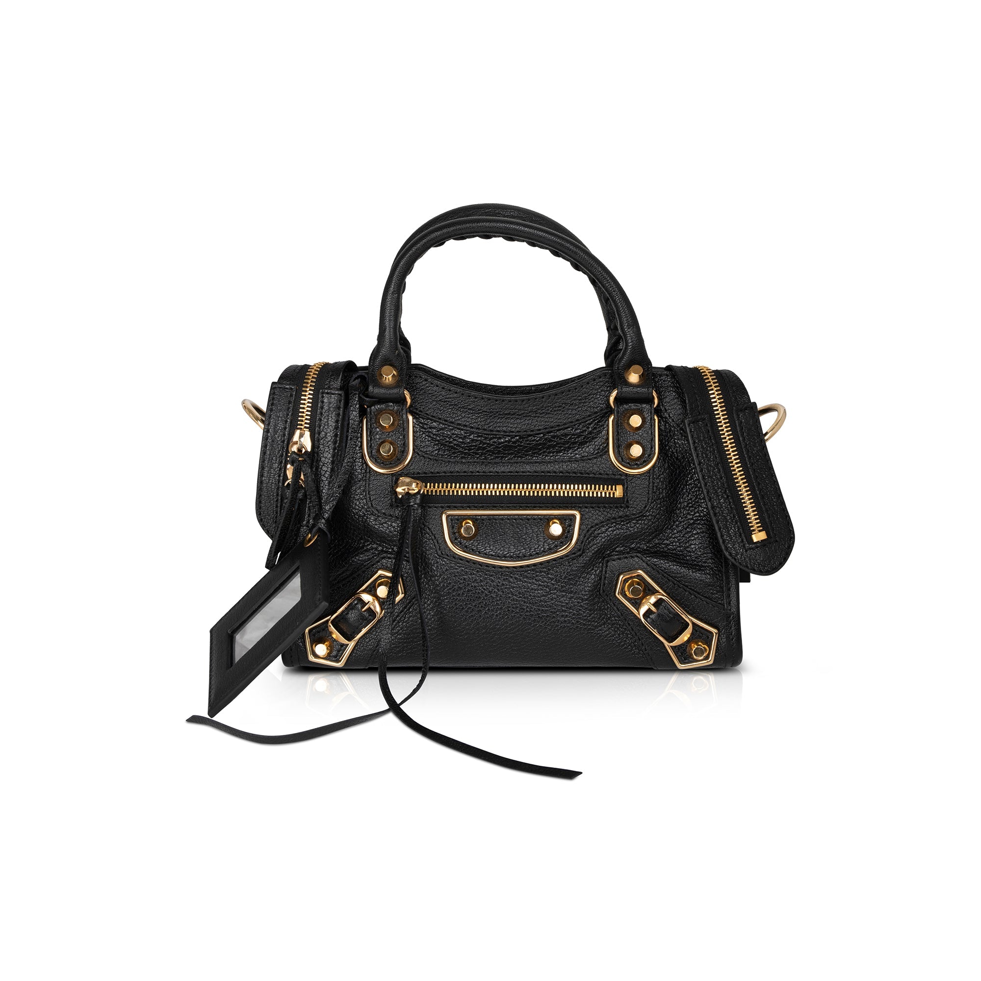 Balenciaga Mini Metallic Edge City Bag