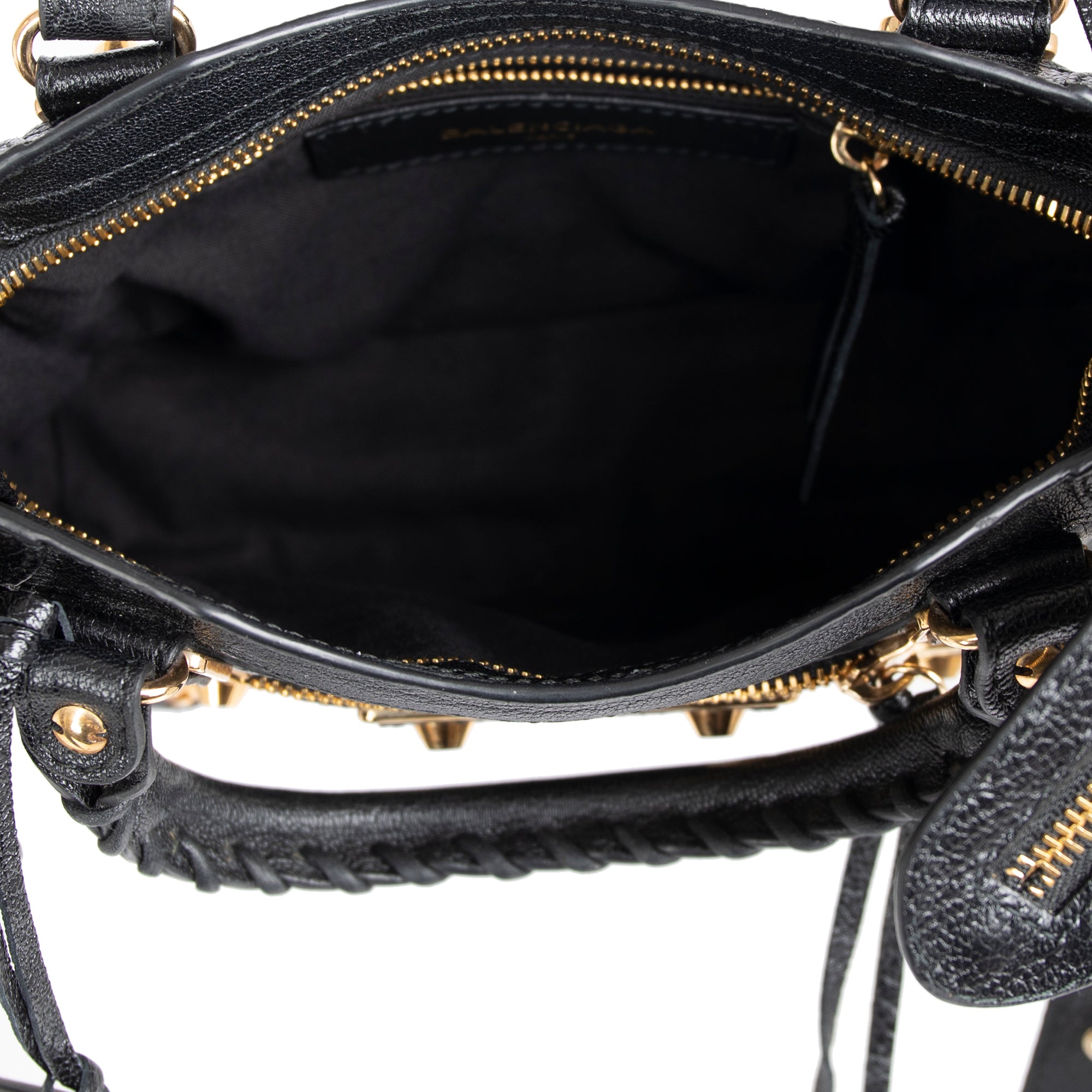 Balenciaga Mini Metallic Edge City Bag