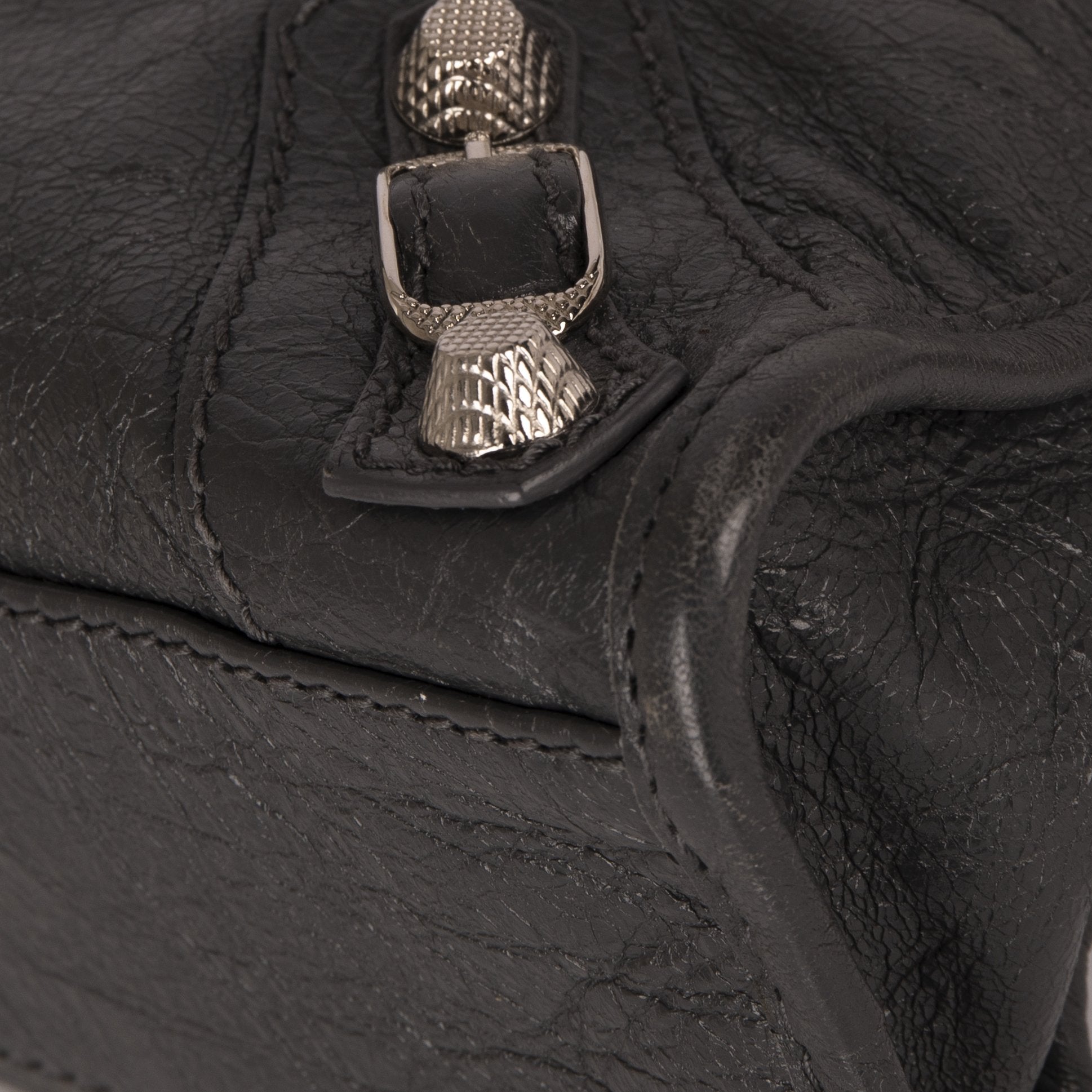 Balenciaga Motocross Classic Mini City Bag w/ Strap