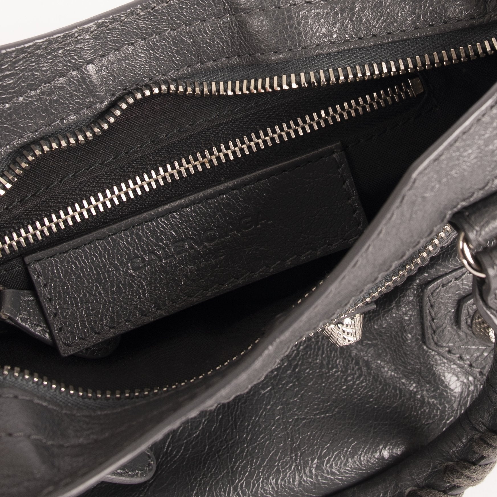 Balenciaga Motocross Classic Mini City Bag w/ Strap