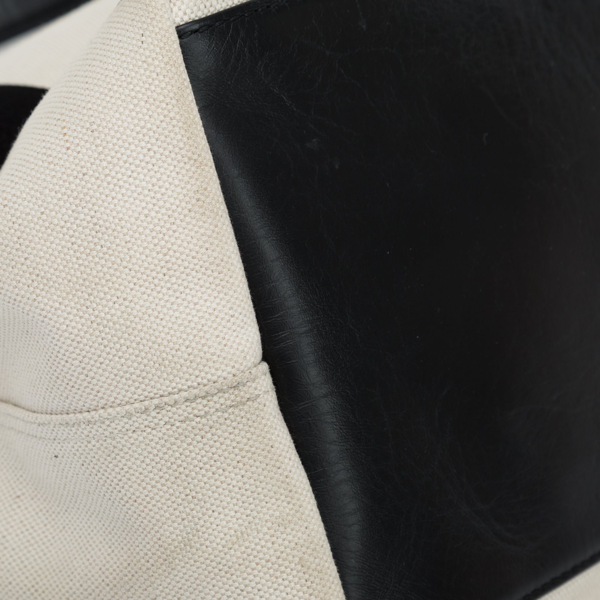 Balenciaga Small Navy Cabas Tote w/ Pouch