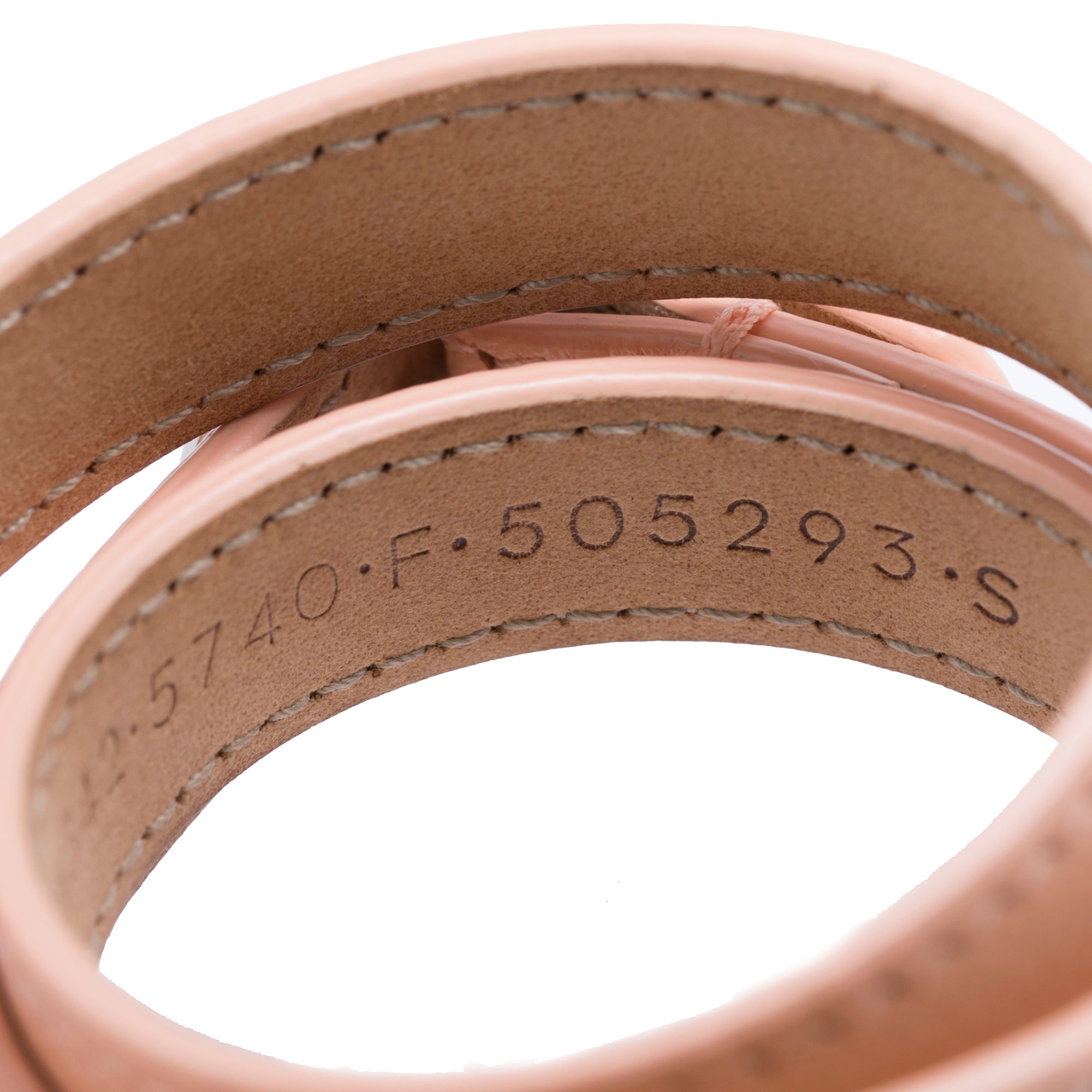 Balenciaga Triple Tour Leather Wrap Bracelet w/ Box