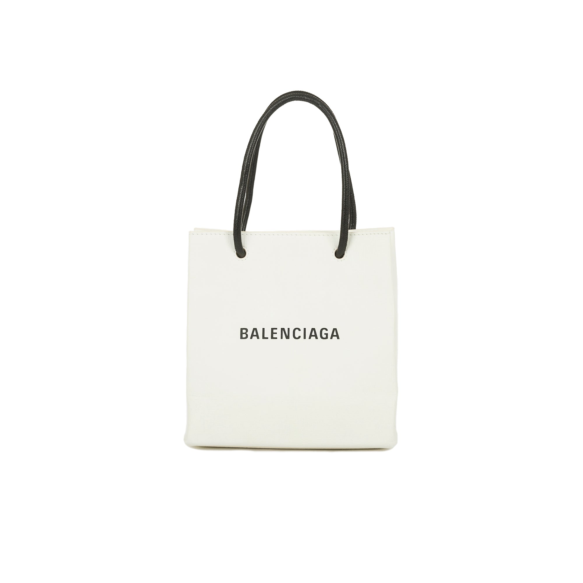 Balenciaga XXS Logo Leather Shopping Tote