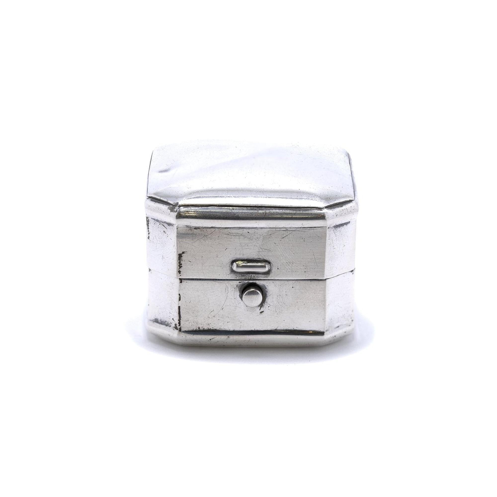 Birks Sterling Silver Ring Box