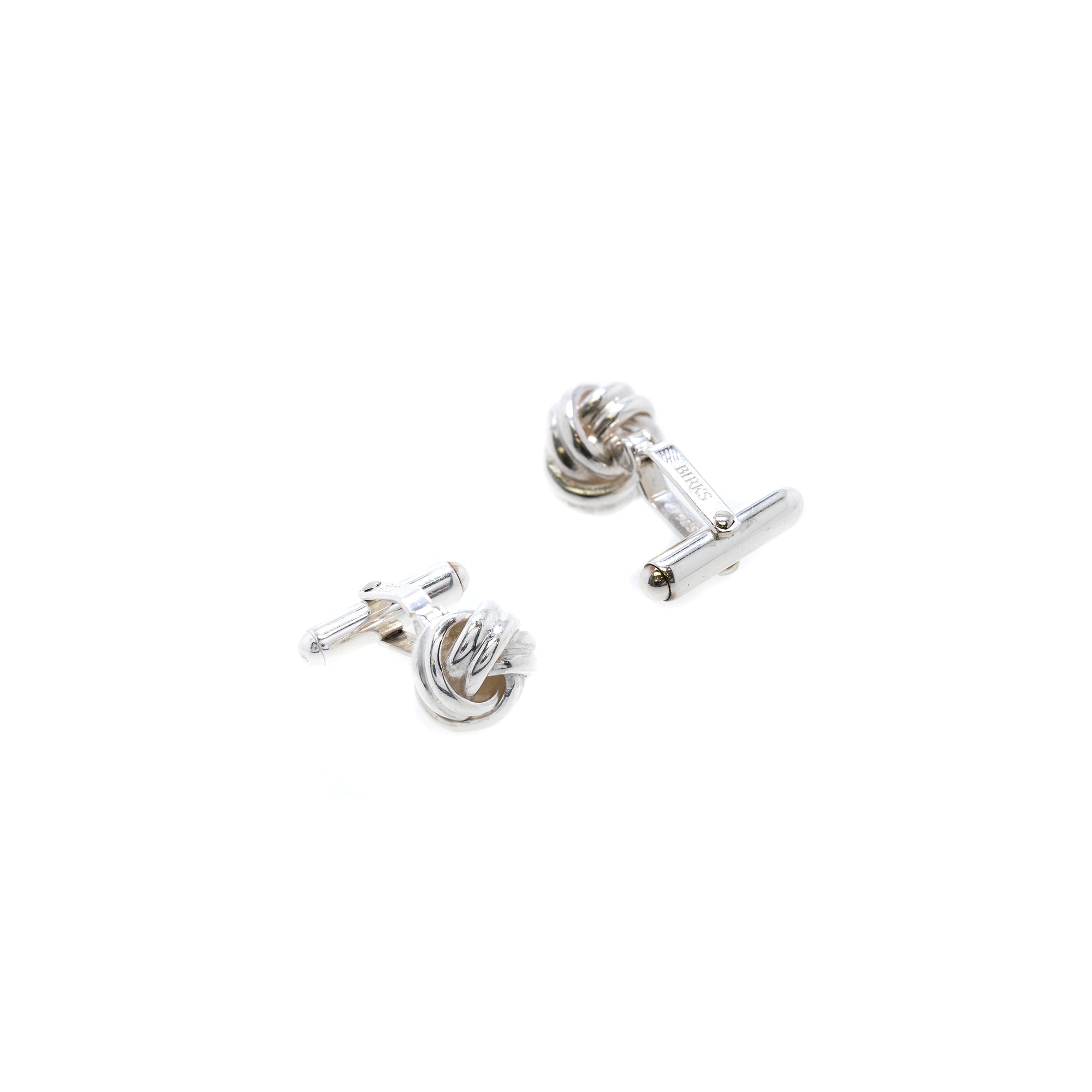 Birks Sterling Silver Small Knot Cufflinks