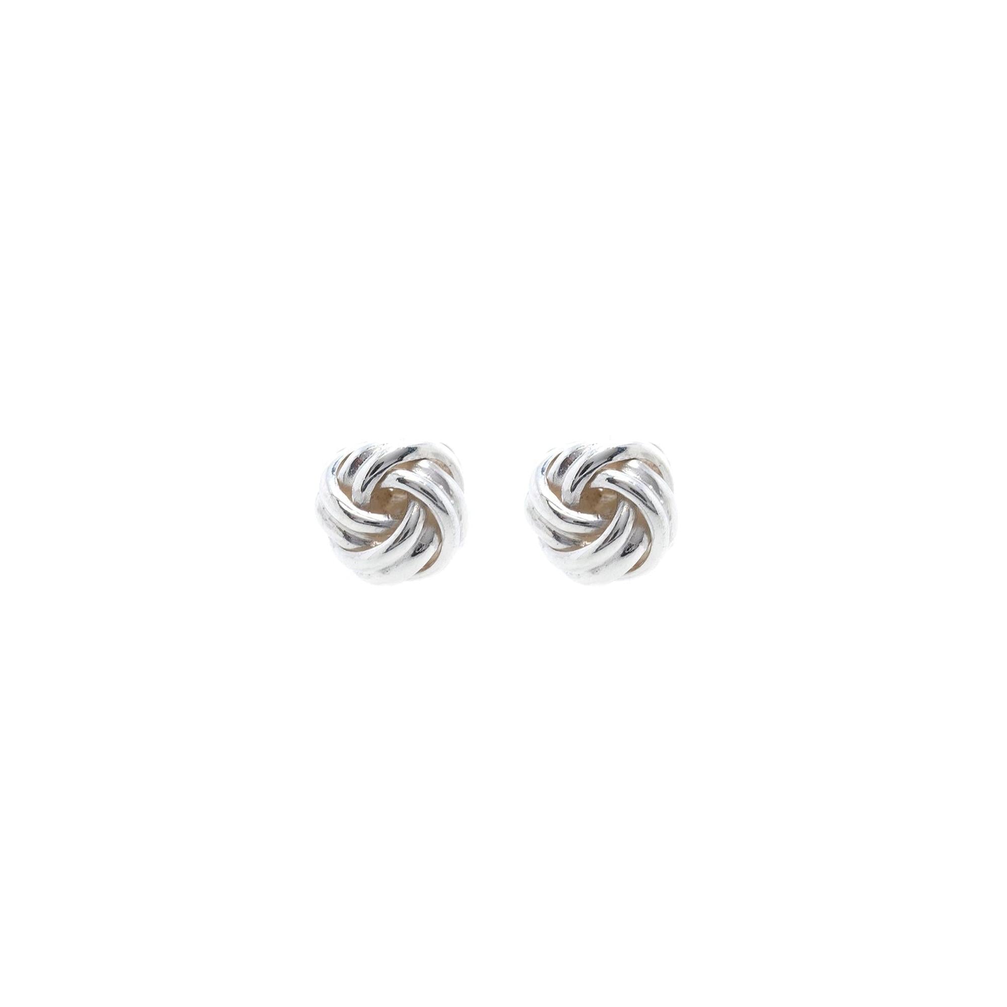 Birks Sterling Silver Small Knot Cufflinks