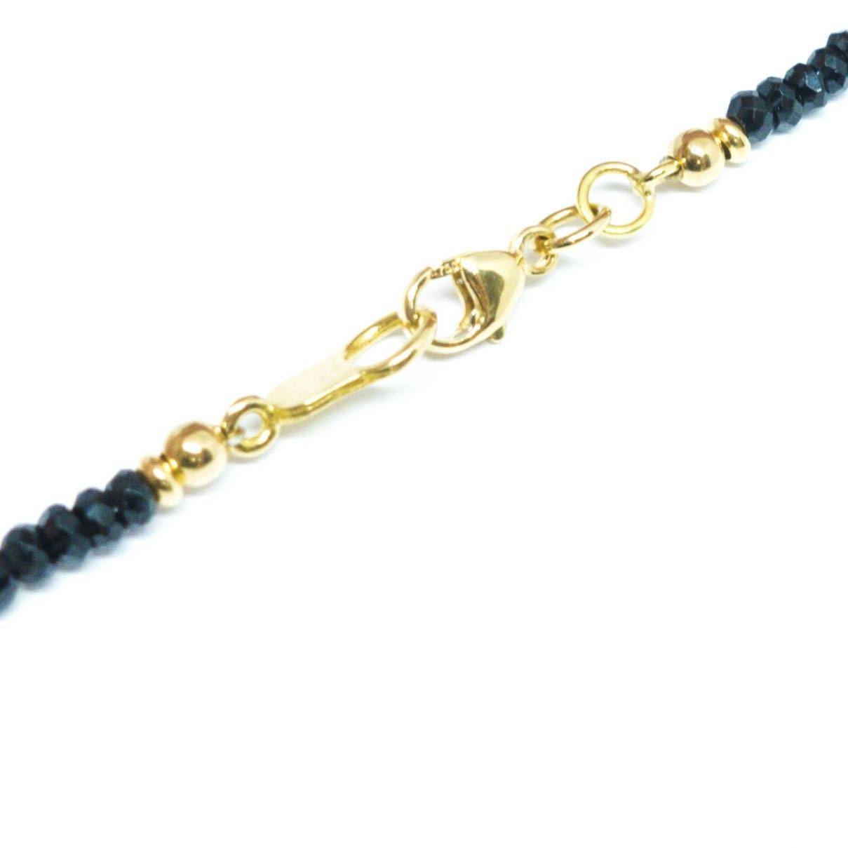 Boron Carbide Bead Necklace