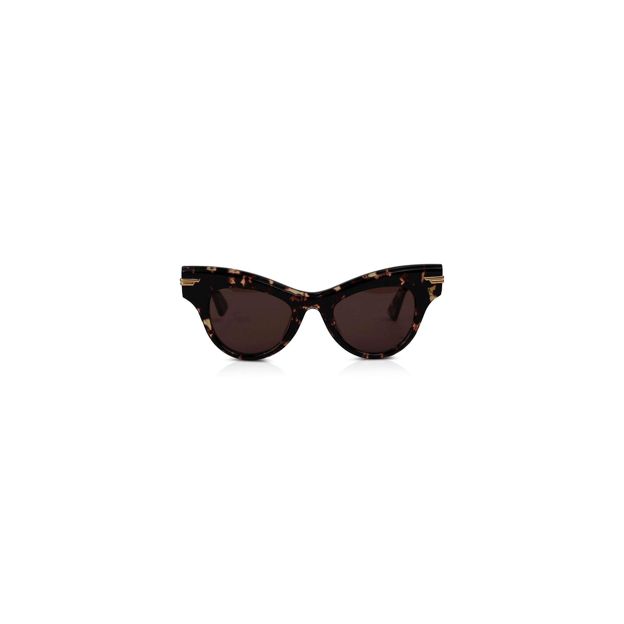 Bottega Veneta Classic Cateye Sunglasses w/ Leather Case