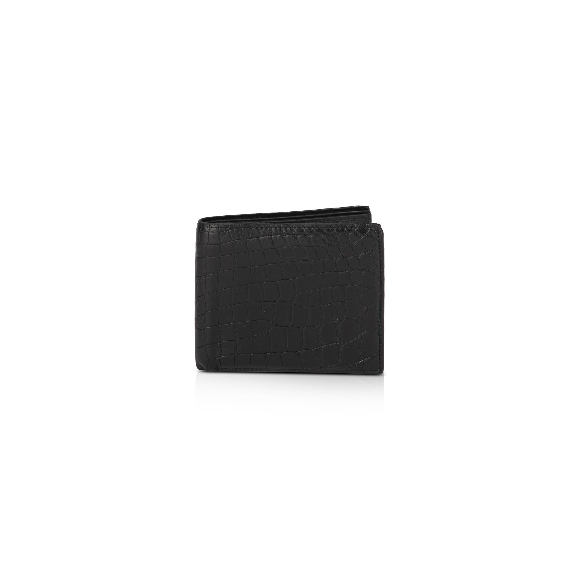 Bottega Veneta Crocodile Bi-Fold Wallet
