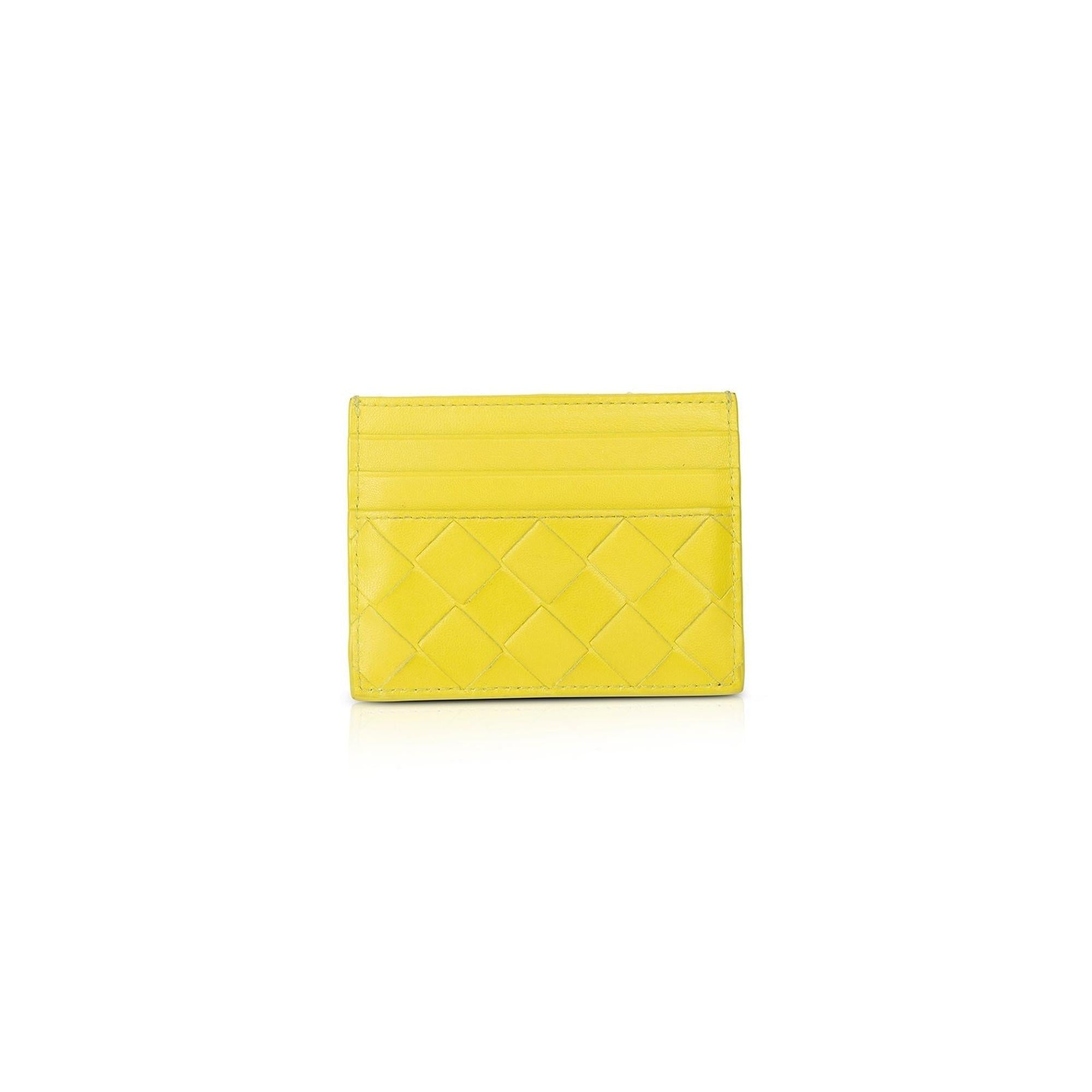 Bottega Veneta Intrecciato Leather Card Holder