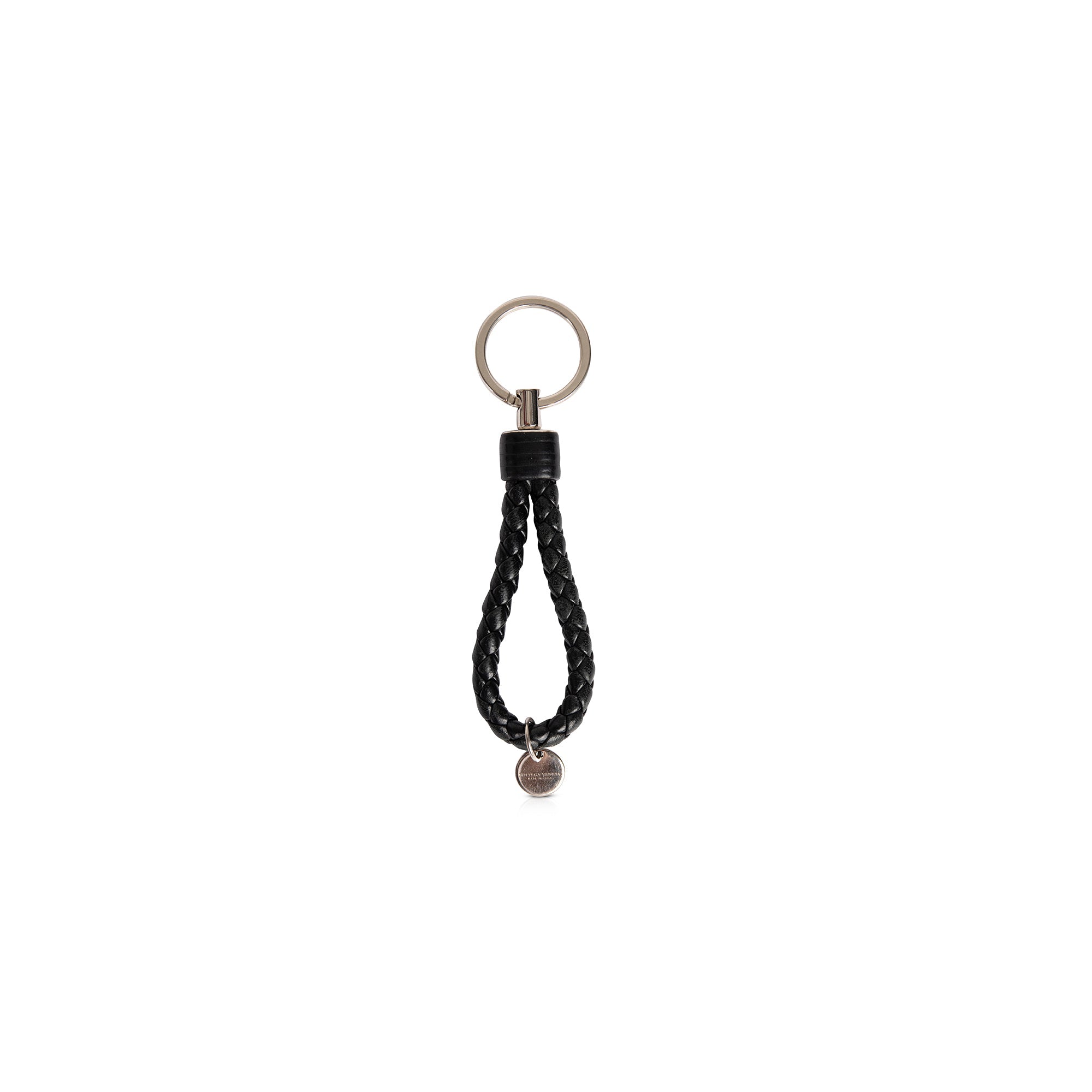Bottega Veneta Intrecciato Leather Key Ring