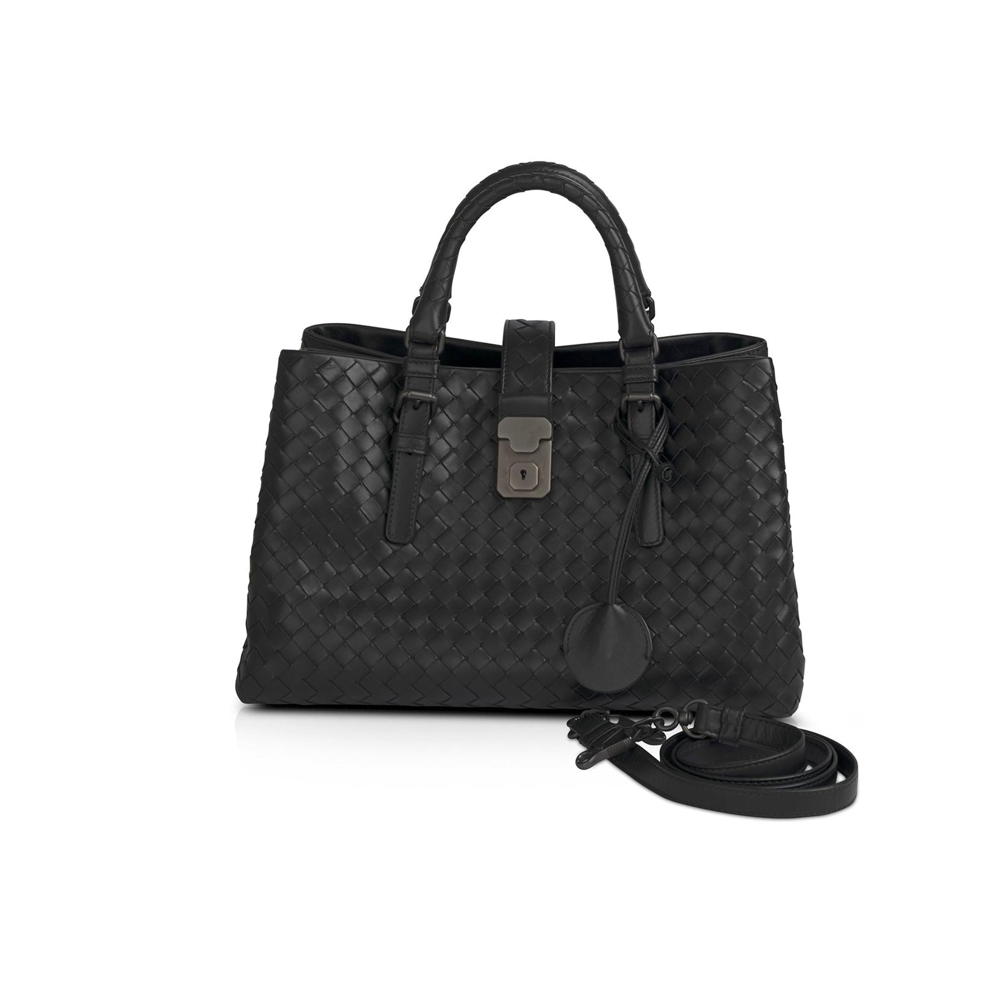 Bottega Veneta Small Intrecciato Roma Bag