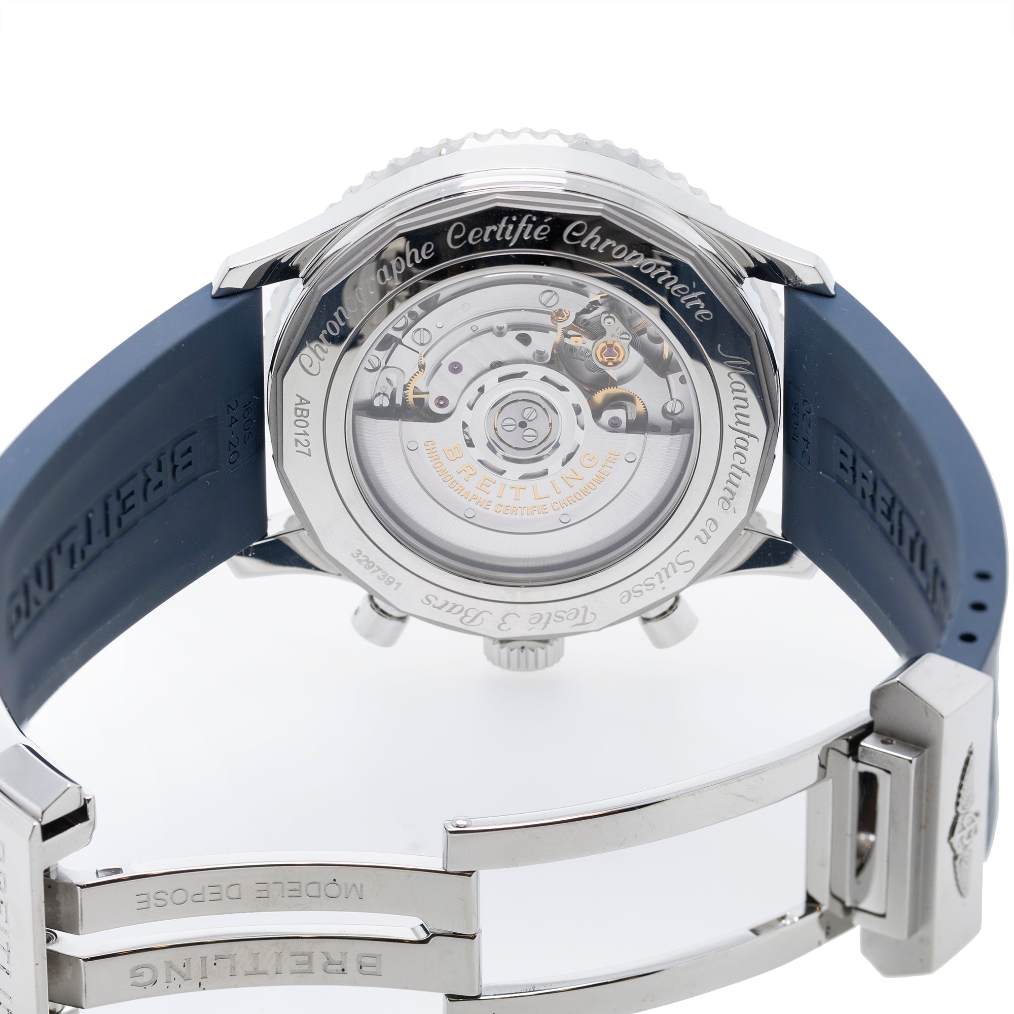 Breitling Navitimer Chronograph Watch w/ Box, Receipt & Extra Strap