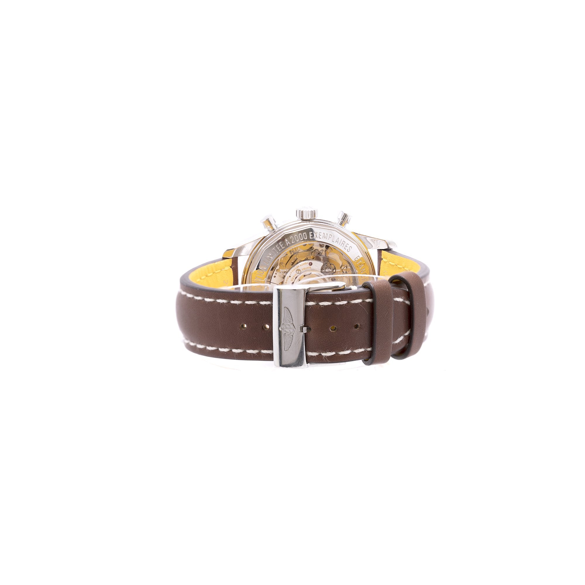 Breitling Transocean Chronograph GMT Watch w/ Box
