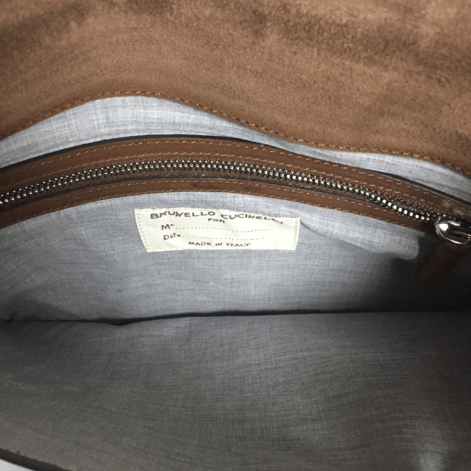 Brunello Cucinelli Brown Document Holder