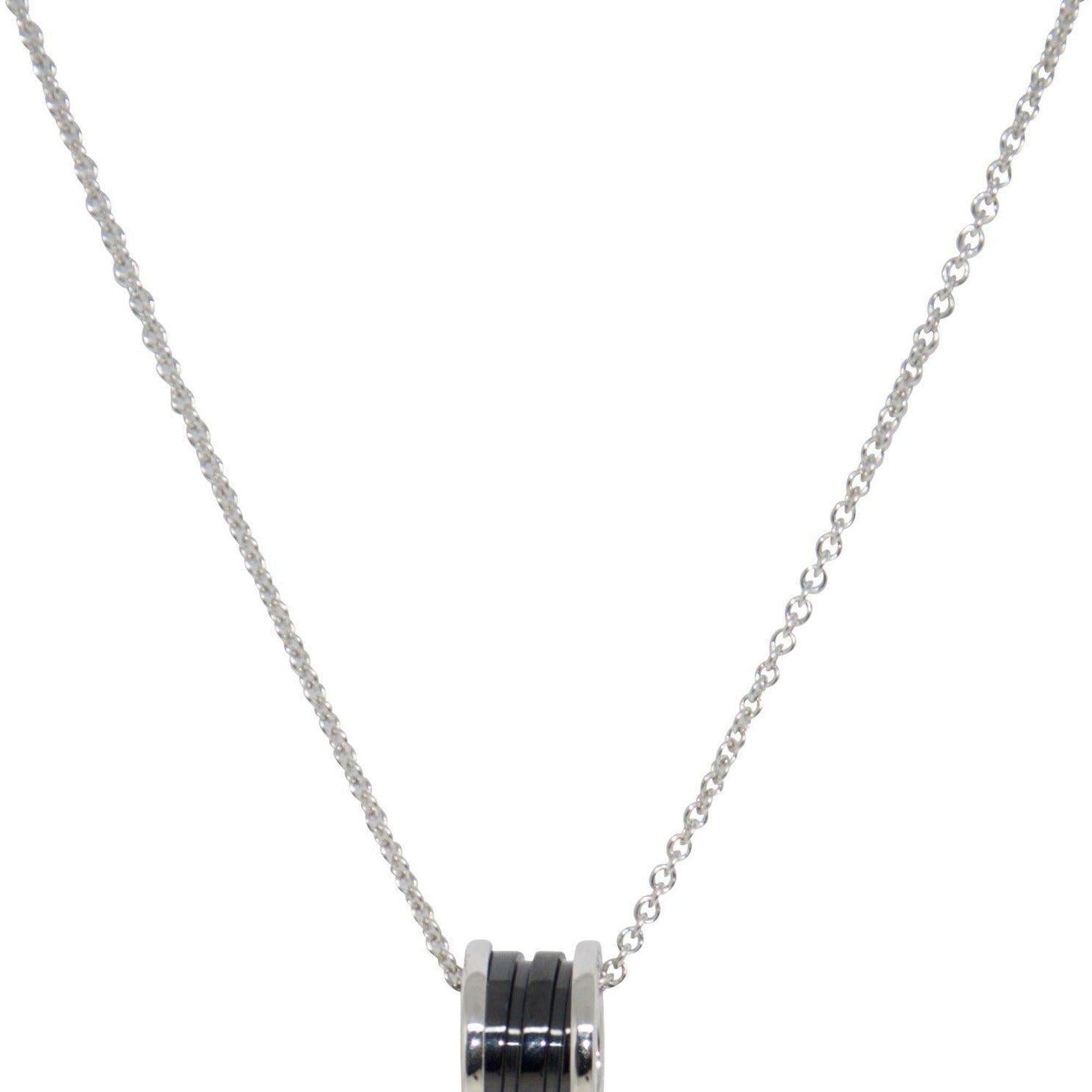 Bulgari B.Zero1 Pendant Necklace with Black Ceramic
