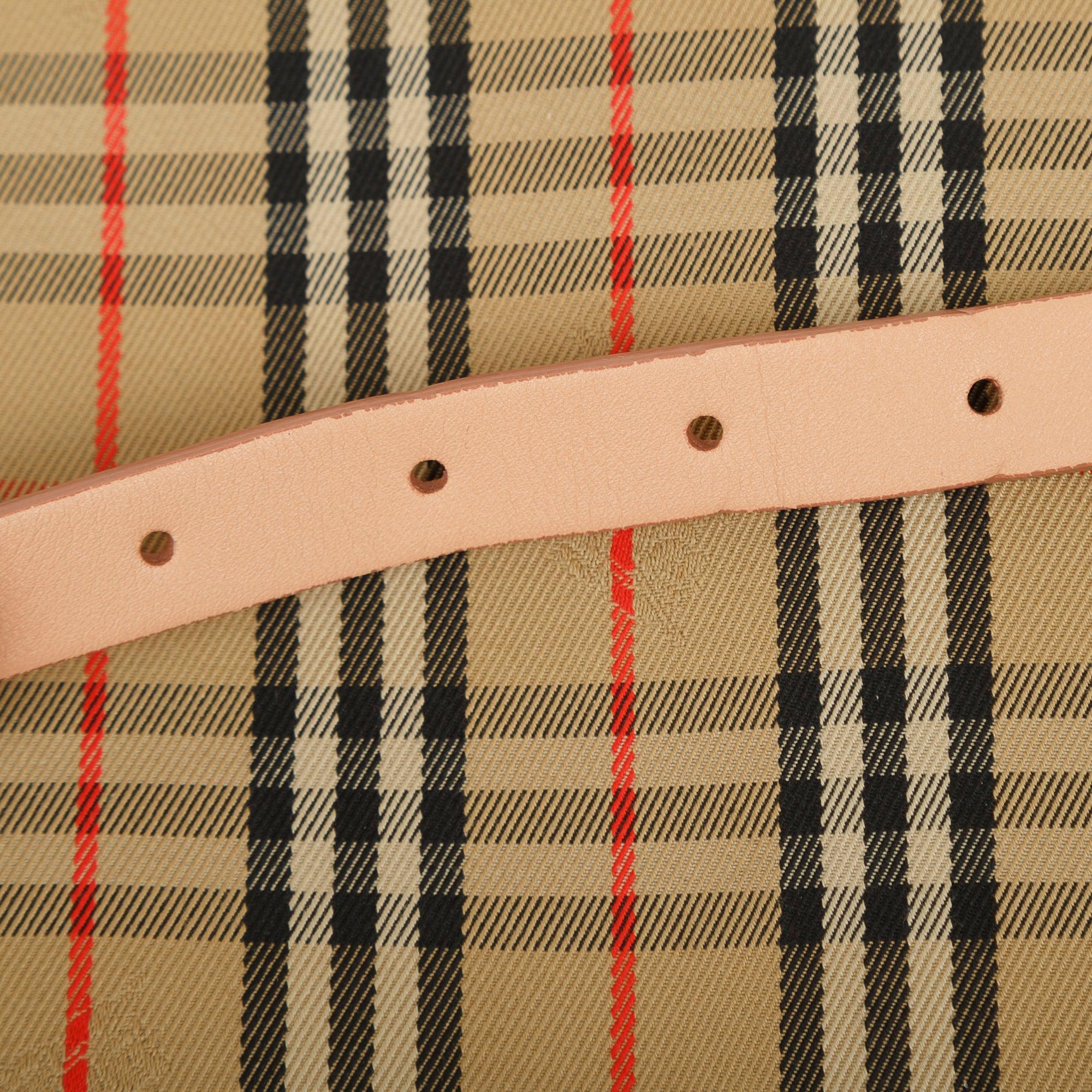 Burberry 1983 Knight Check Link Camera Bag