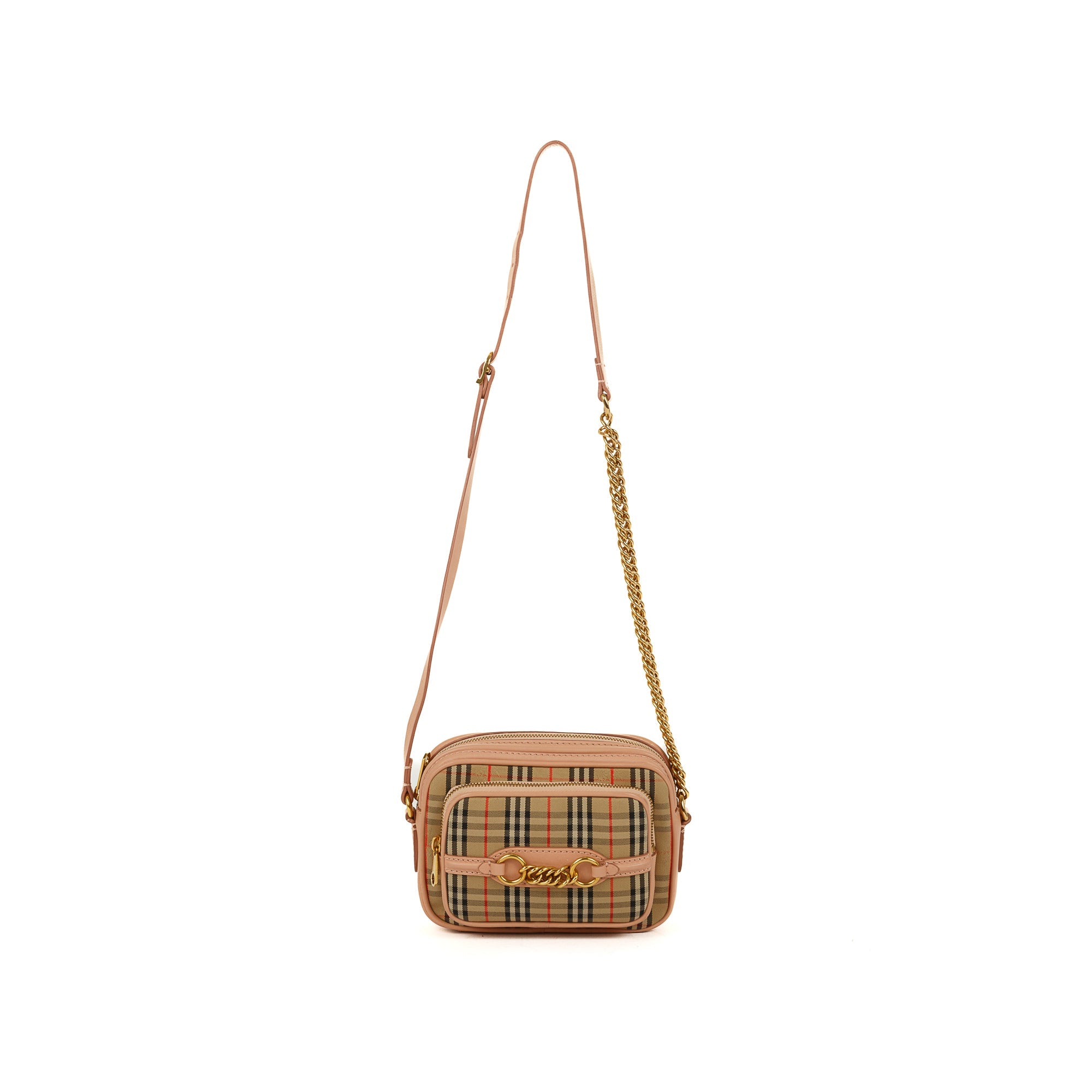 Burberry 1983 Knight Check Link Camera Bag
