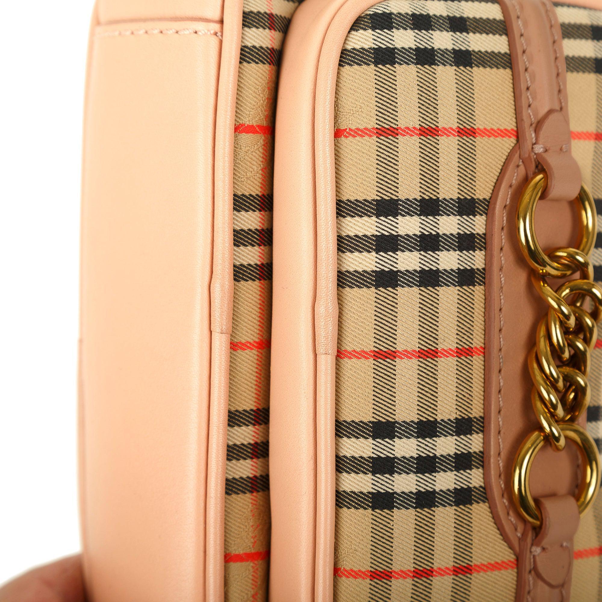 Burberry 1983 Knight Check Link Camera Bag