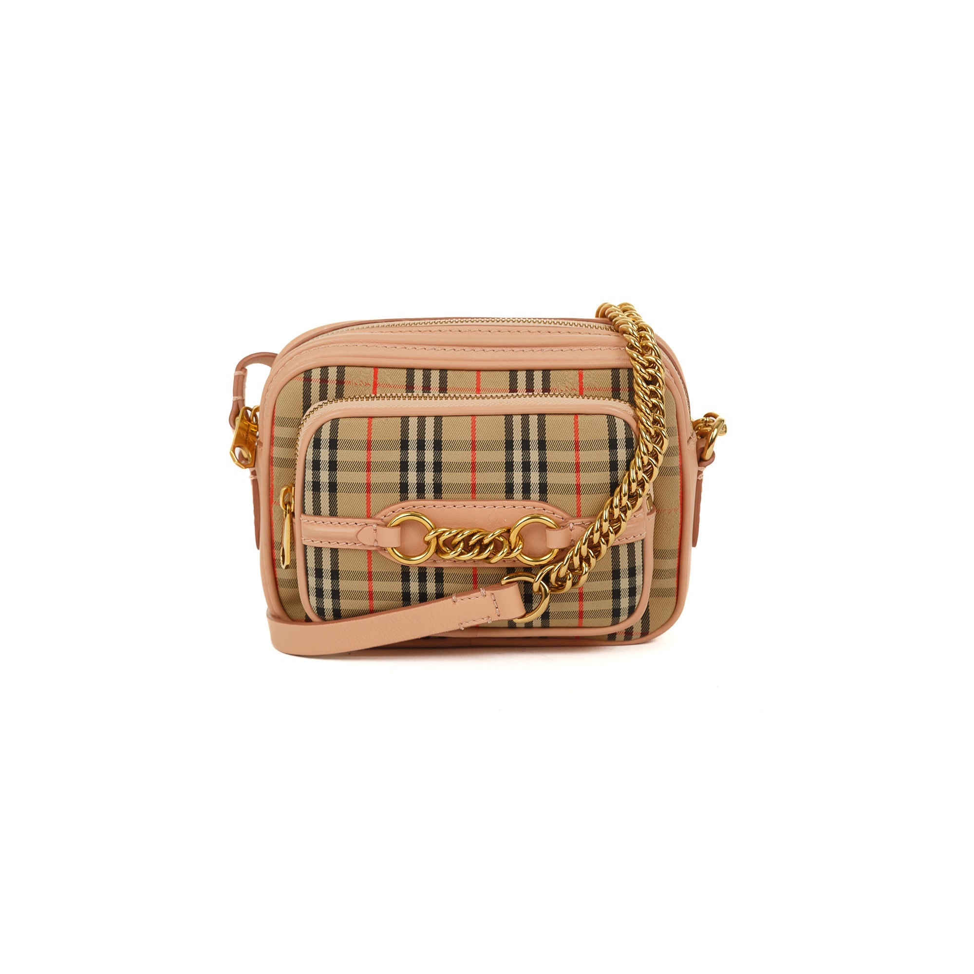 Burberry 1983 Knight Check Link Camera Bag