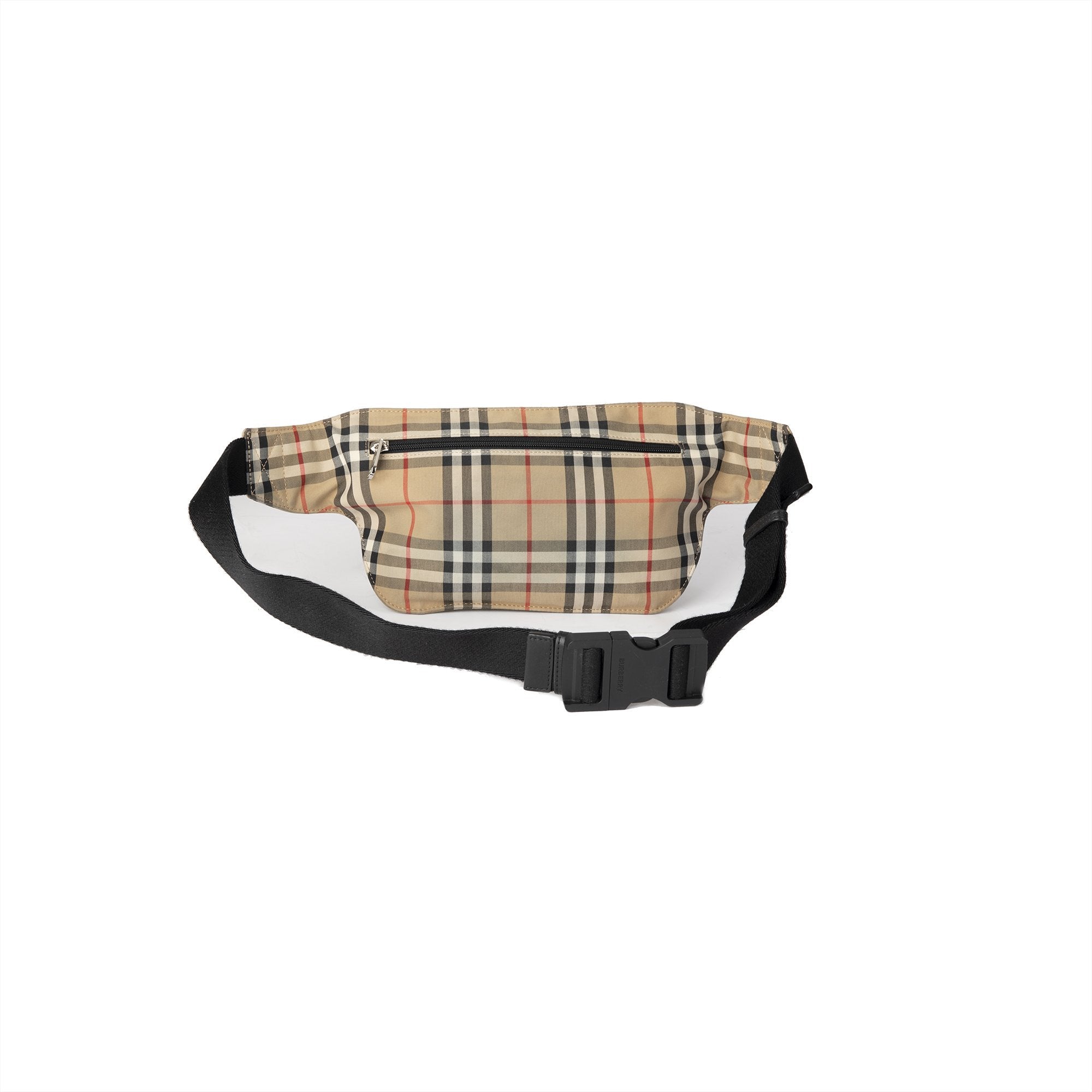 Burberry 2020 Logo Applique Vintage Check & Leather Bum Bag