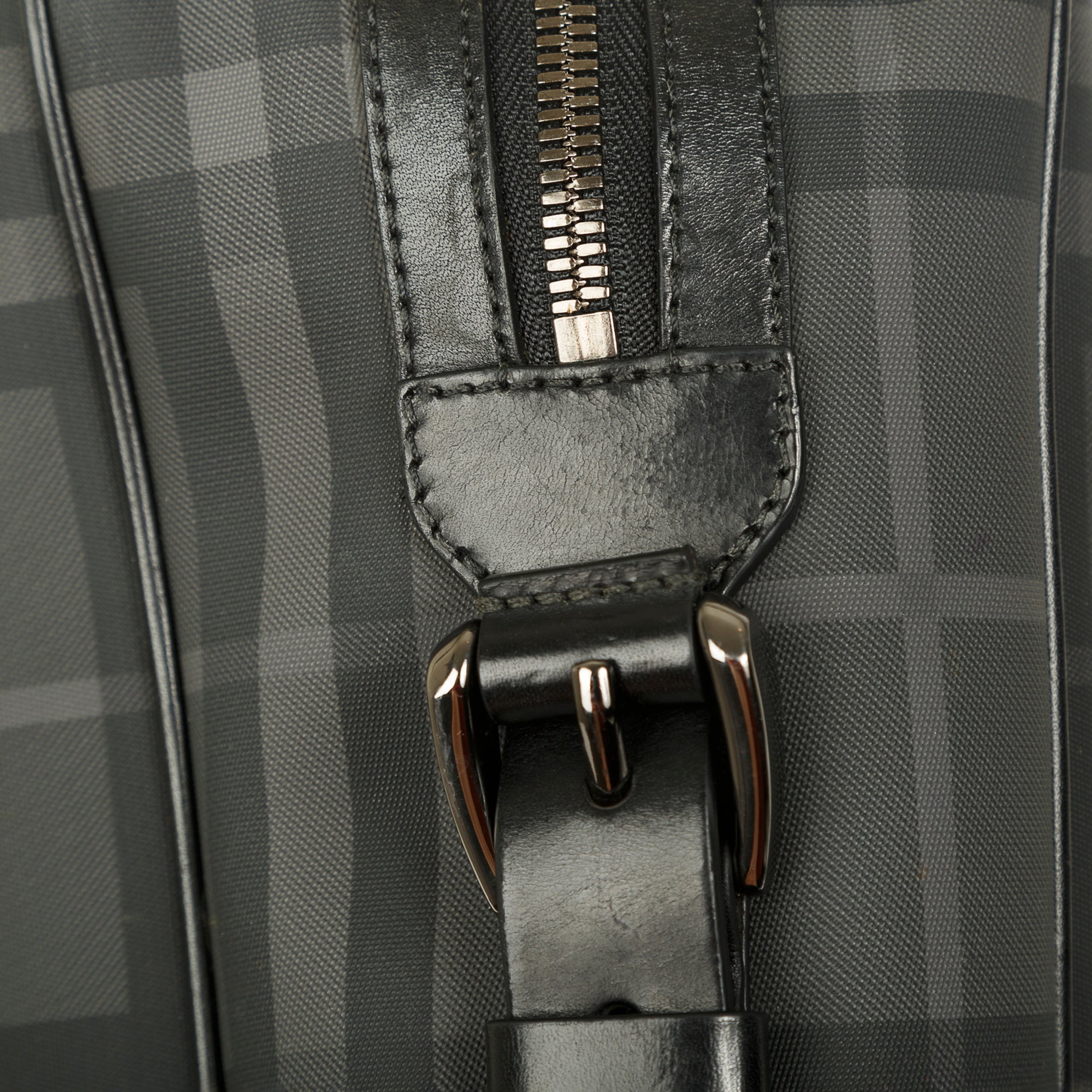 Burberry Black London Check Briefcase