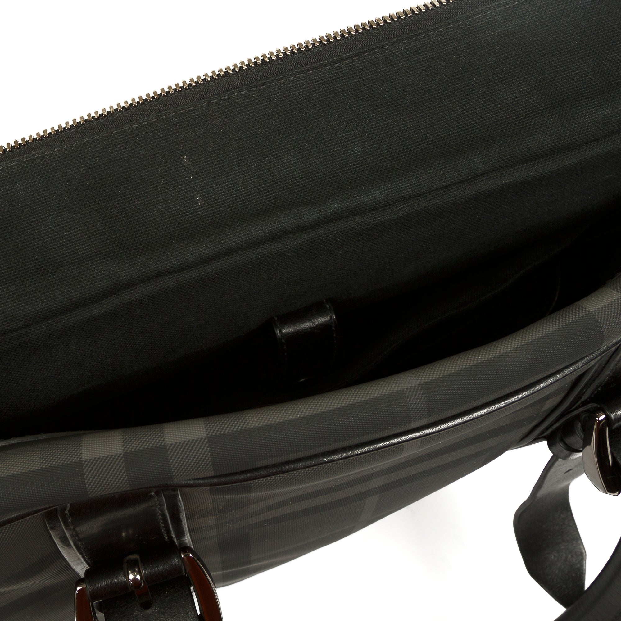 Burberry Black London Check Briefcase