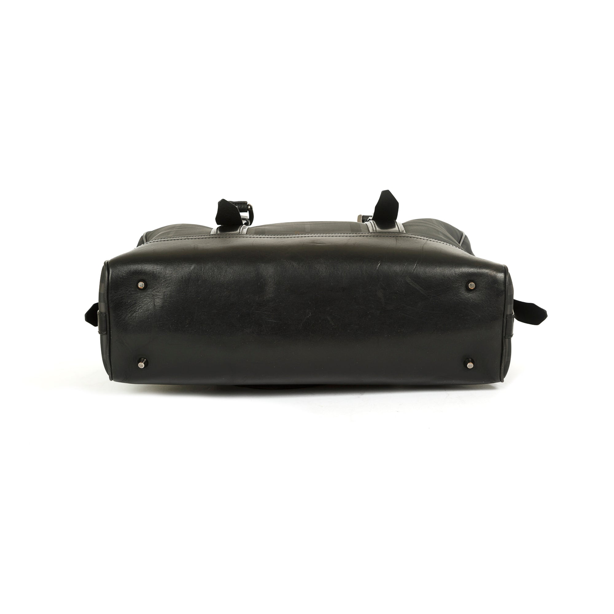 Burberry Black London Check Briefcase