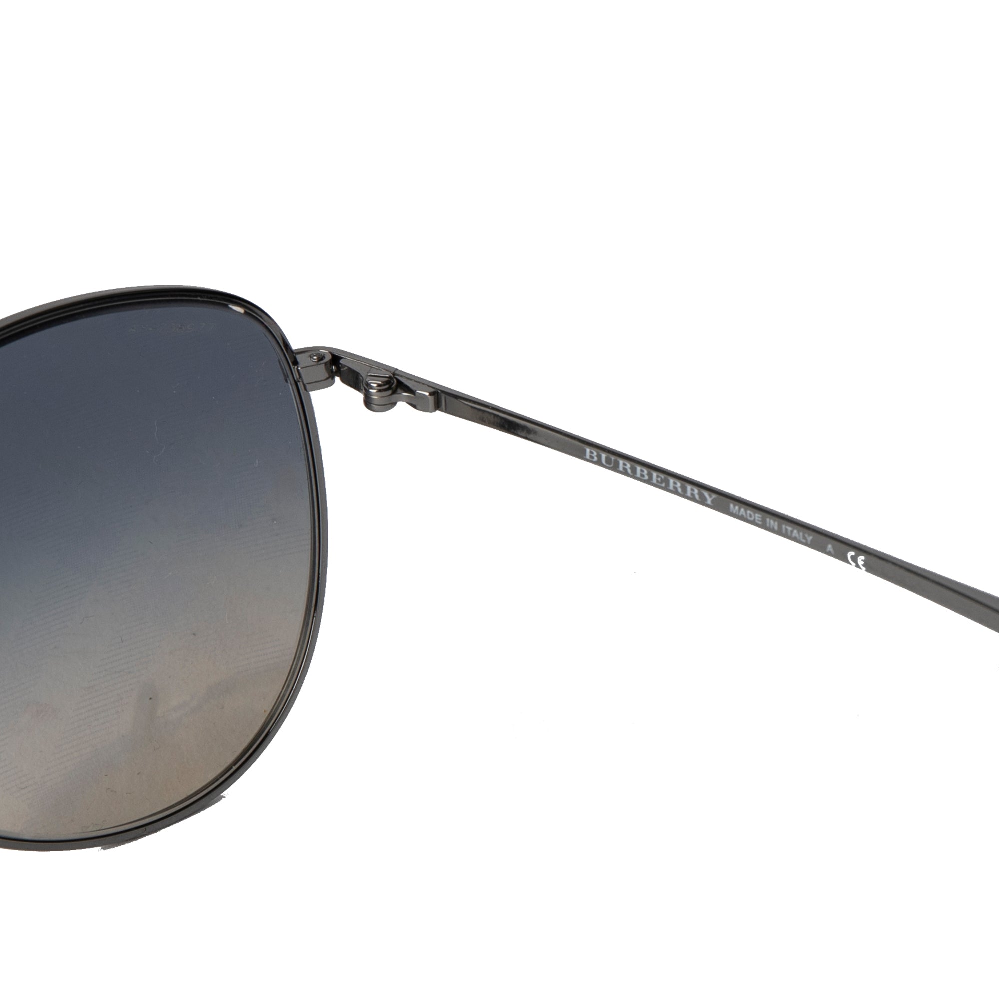 Burberry Check Lens Aviator Sunglasses w/ Case